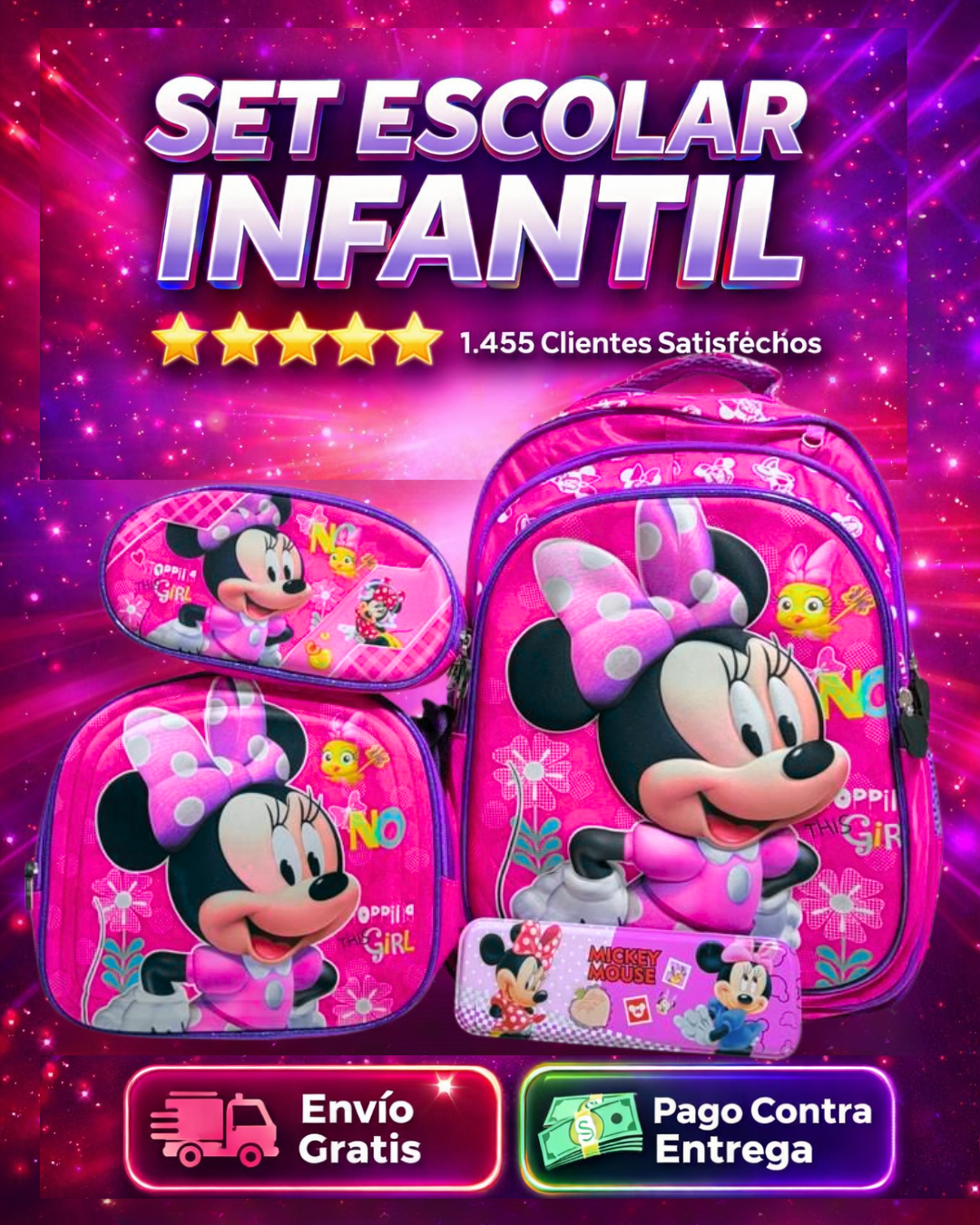 Trío importado Minnie REF 703