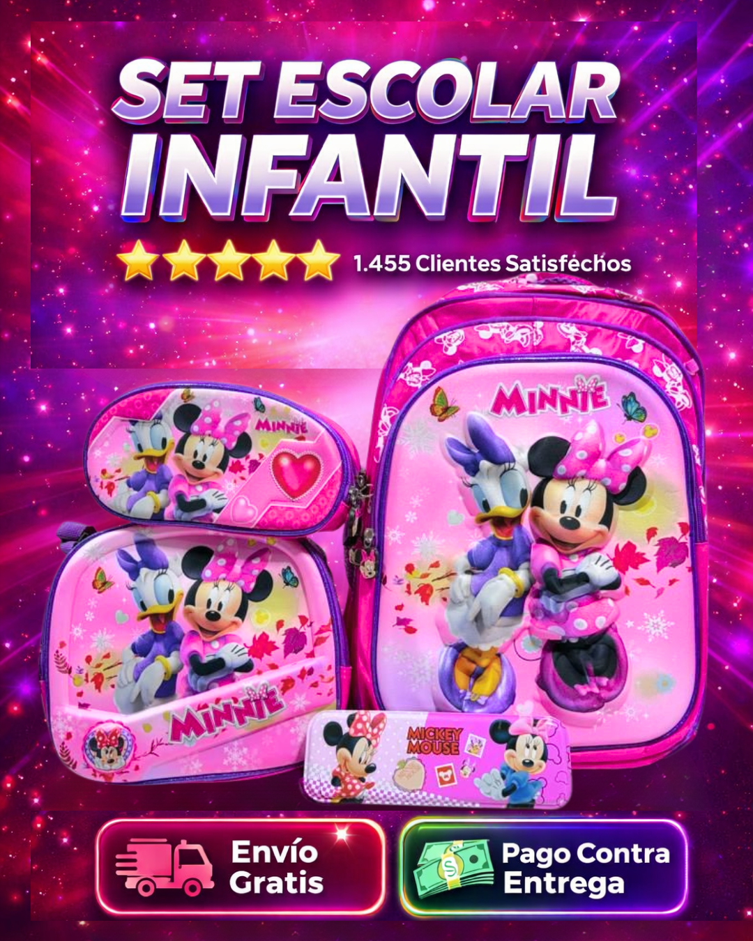 Trío importado Minnie REF 704