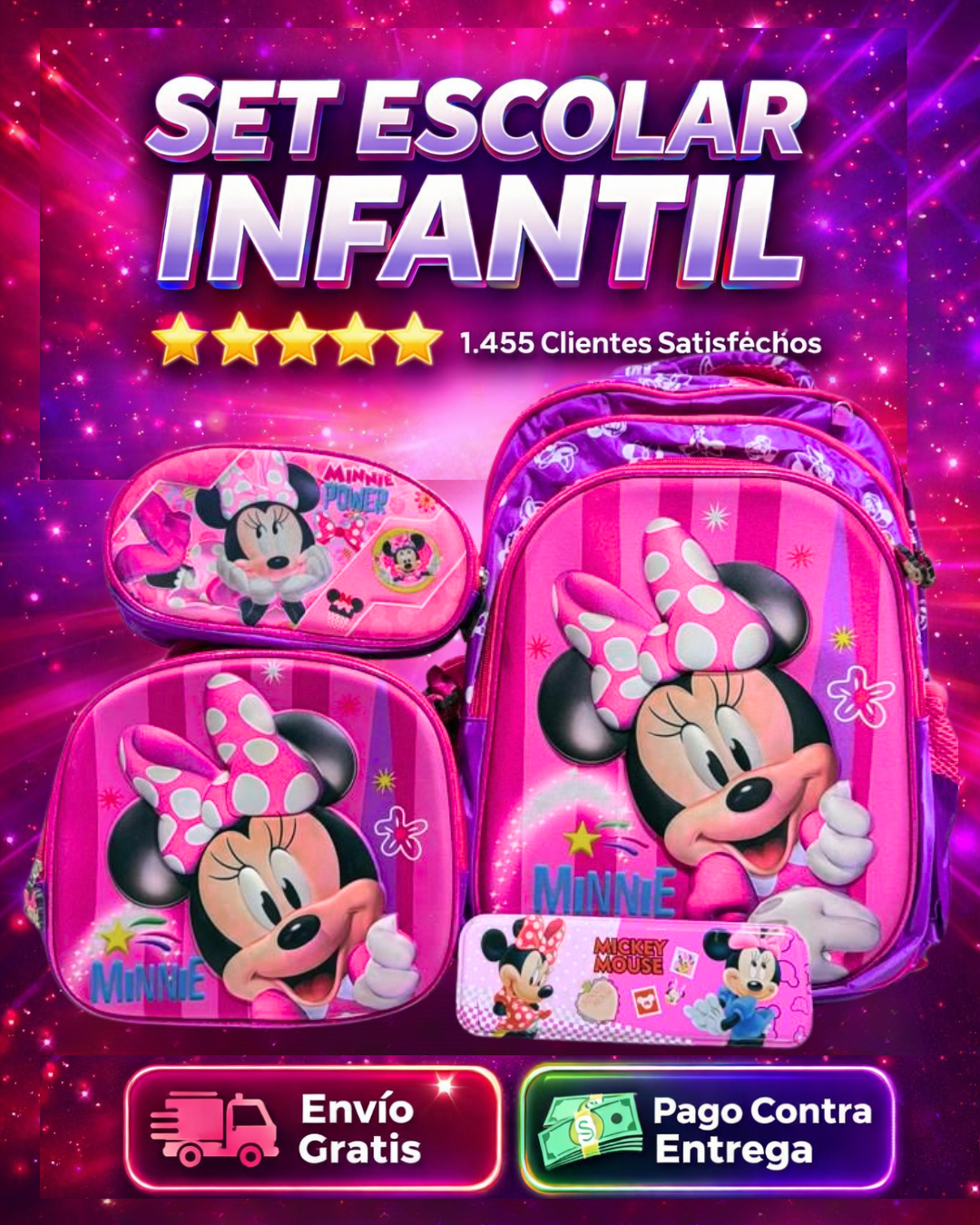 Trío importado Minnie REF 702