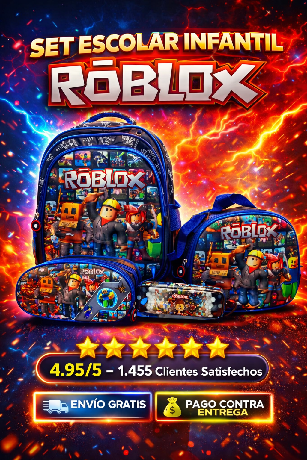Morral Trío ROBLOX Importado REF 102