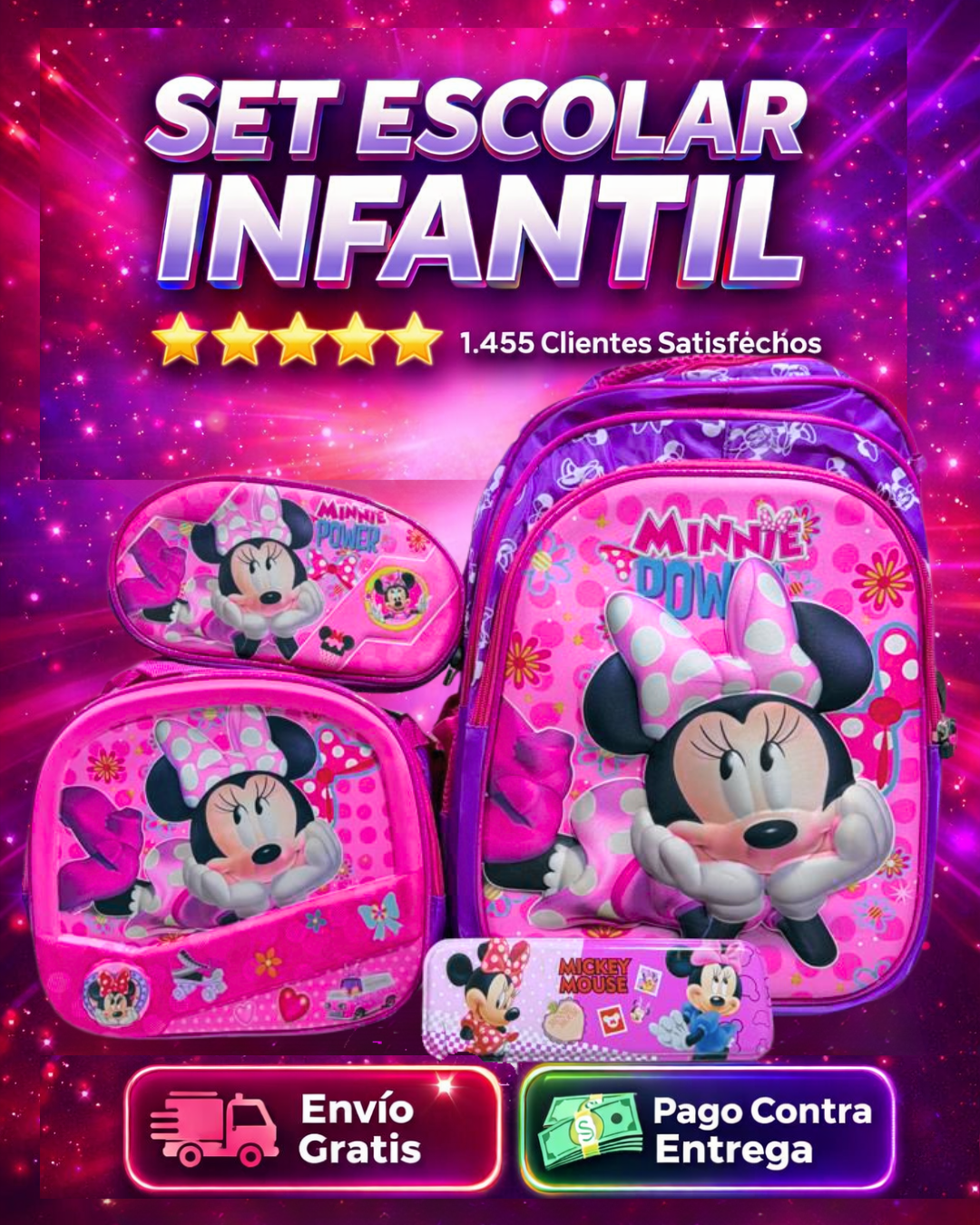 Trío importado Minnie REF 701