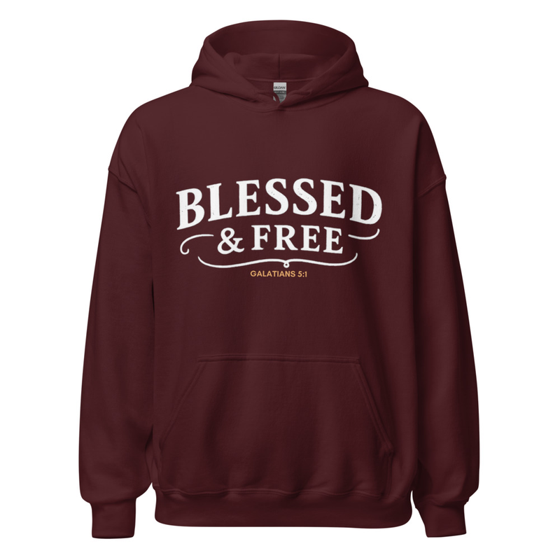Unisex Hoodie – Blessed & Free