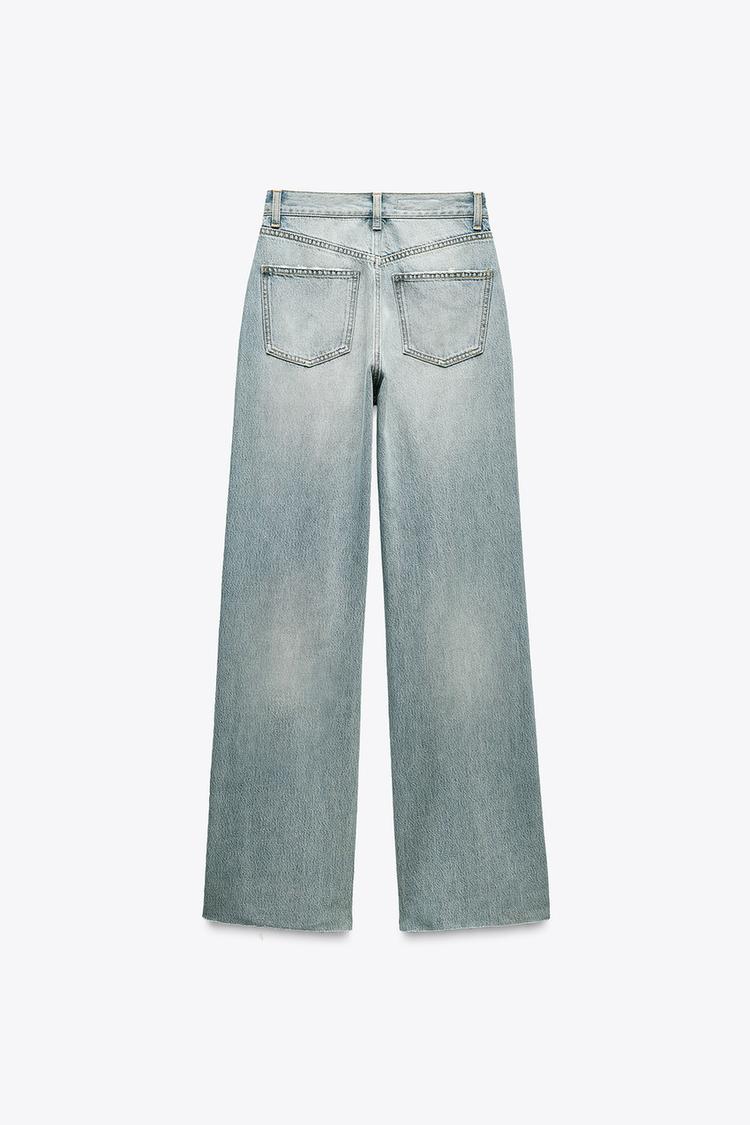  HIGH-WAIST WIDE-LEG FULL-LENGTH JEANS