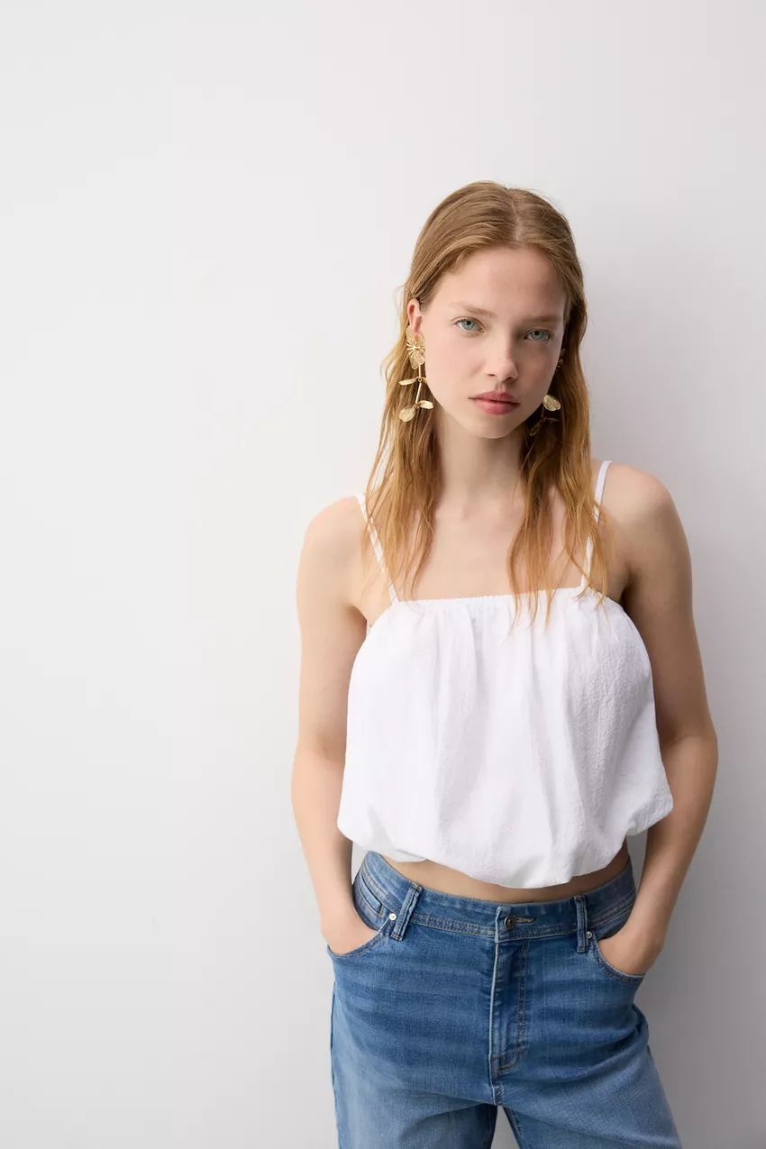 High-Waisted Flared Jeans