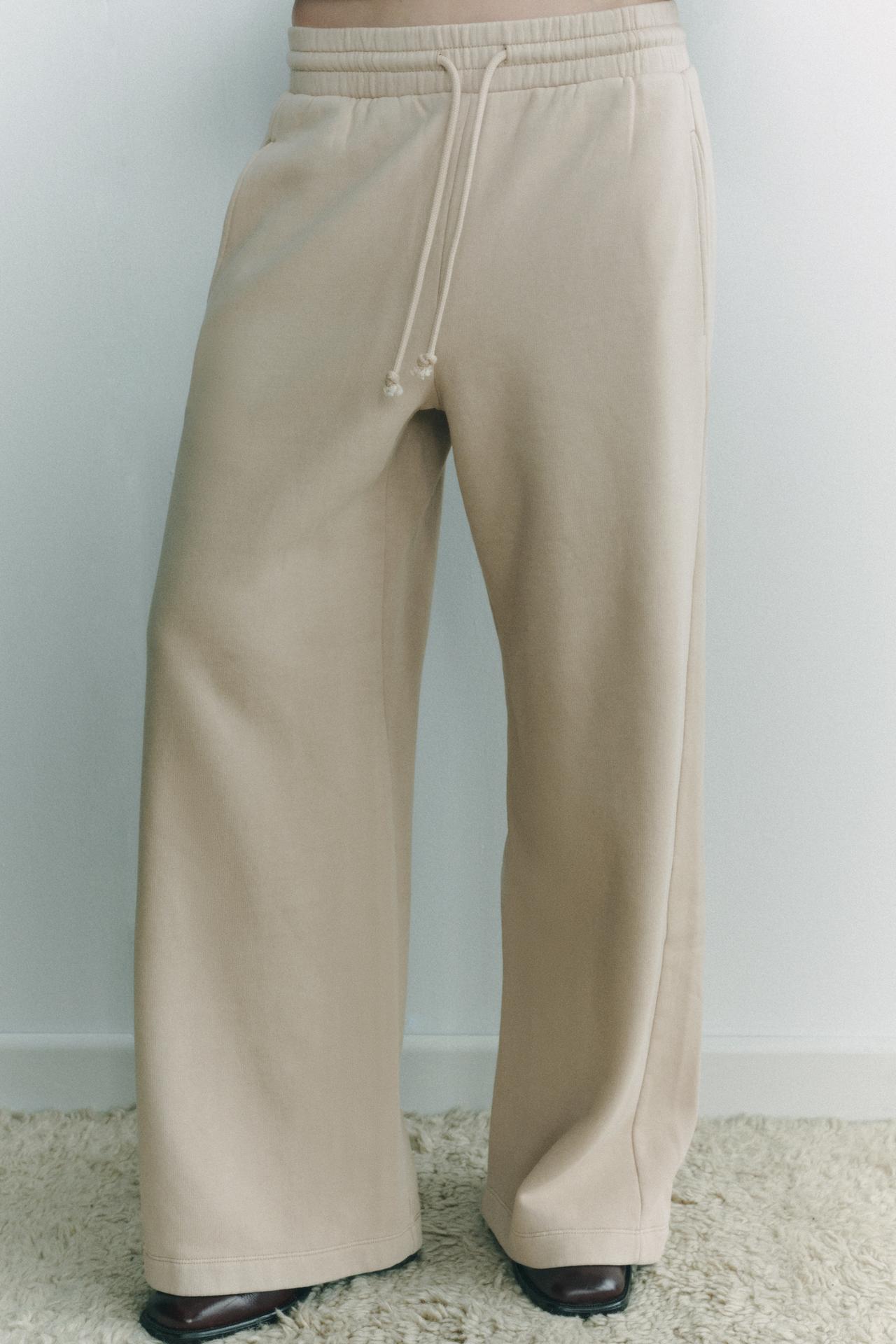 Wideleg Plush softest fleece trousers