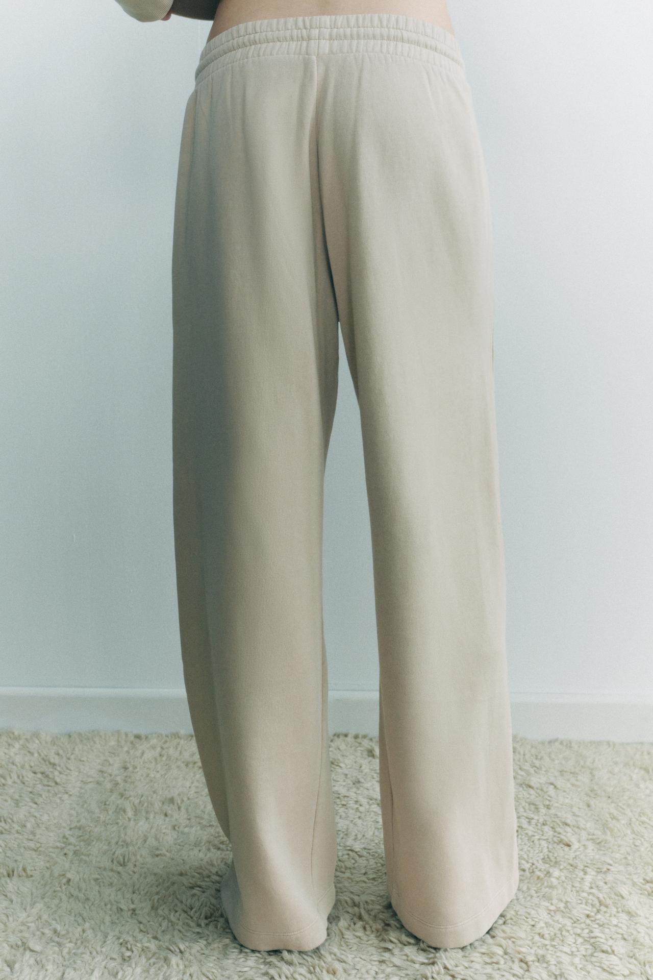 Wideleg Plush softest fleece trousers