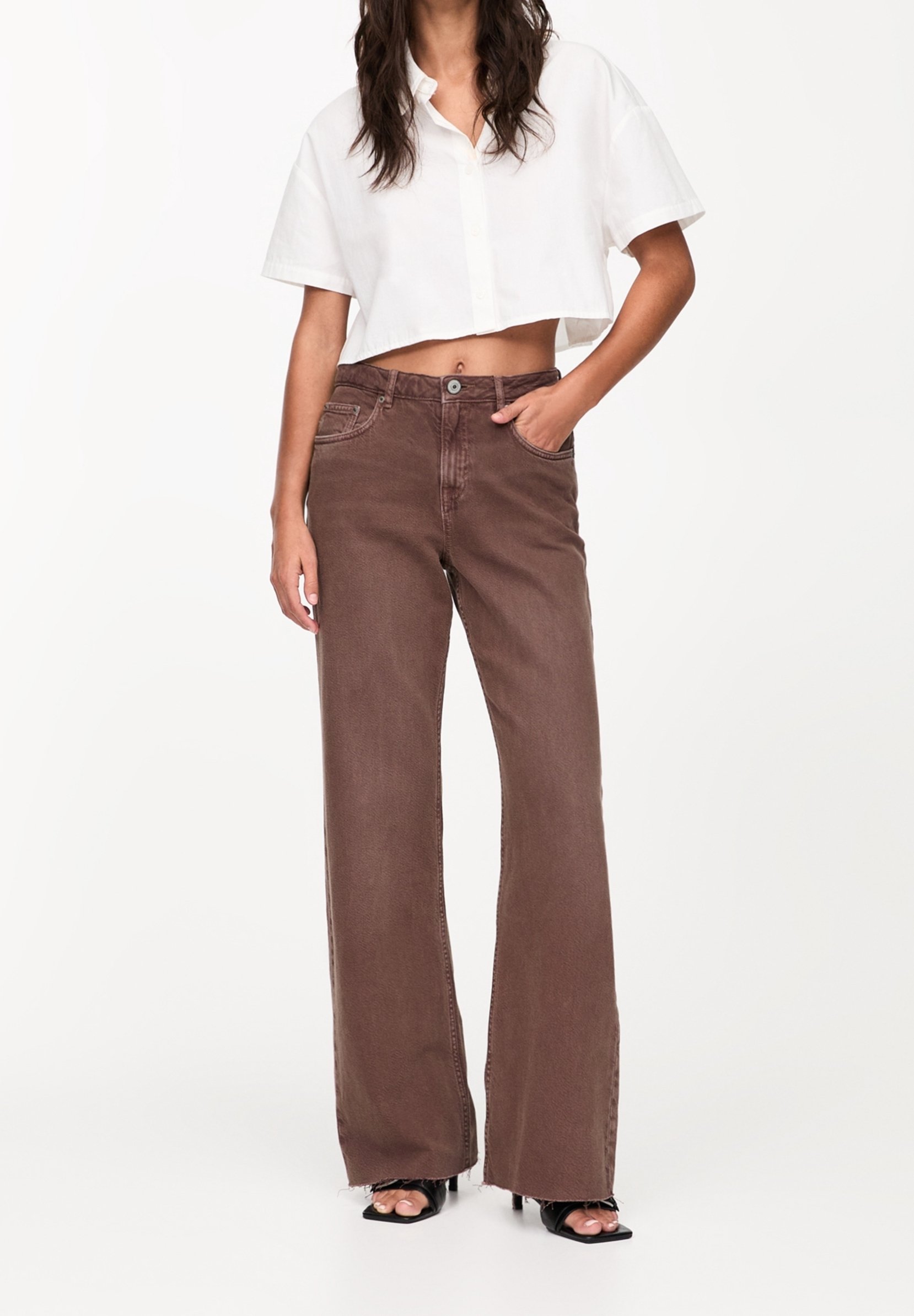 Bae Brown Wide Leg Jeans