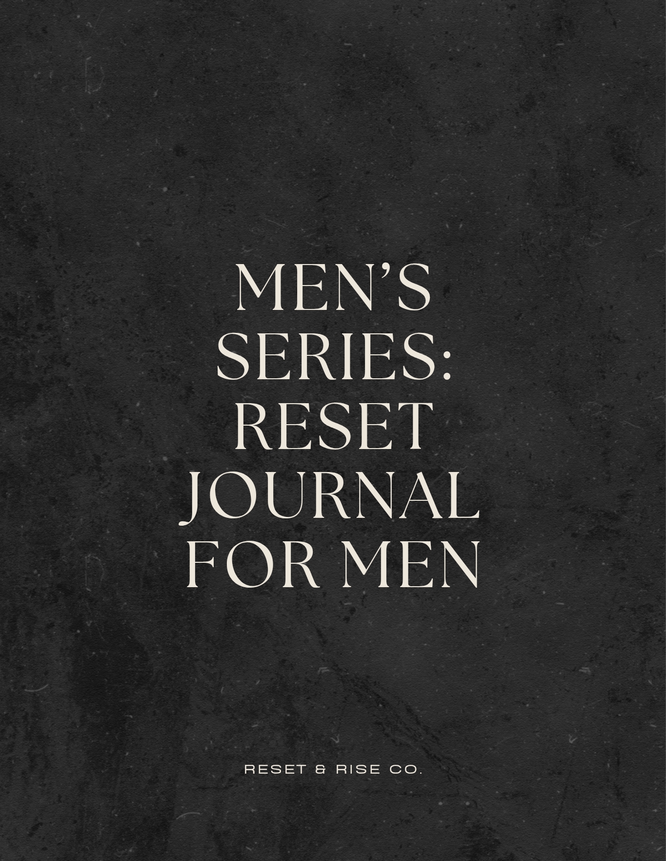 Built for Men Series: Reset Journal for Men