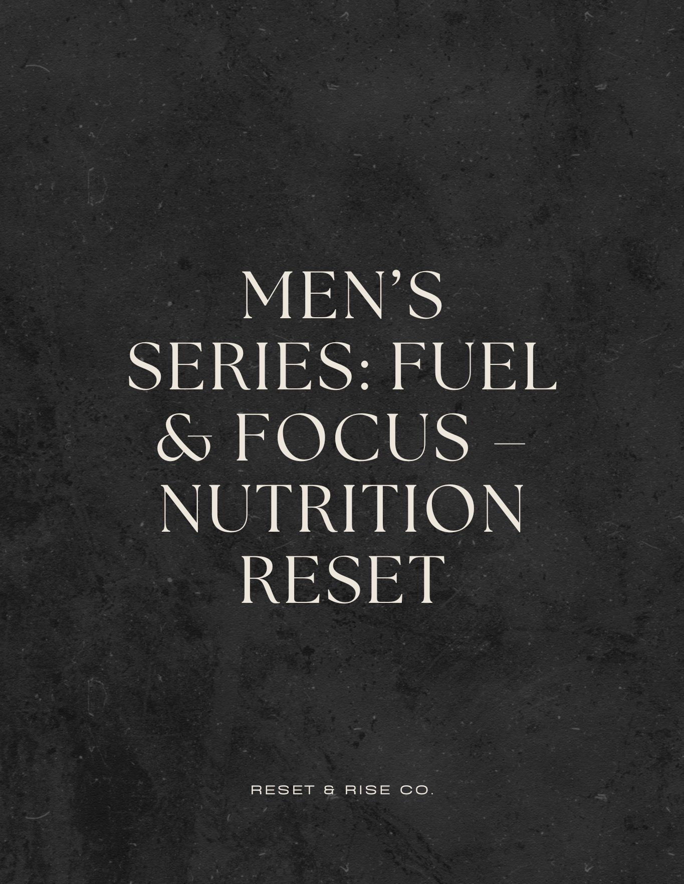 Built for Men Series – Complete Reset Bundle