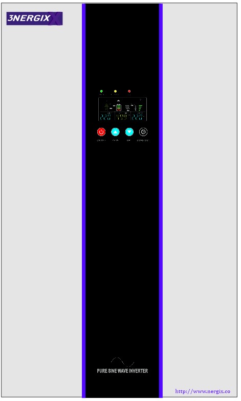 Nergix Pure Sine Wave Inverter 3kw