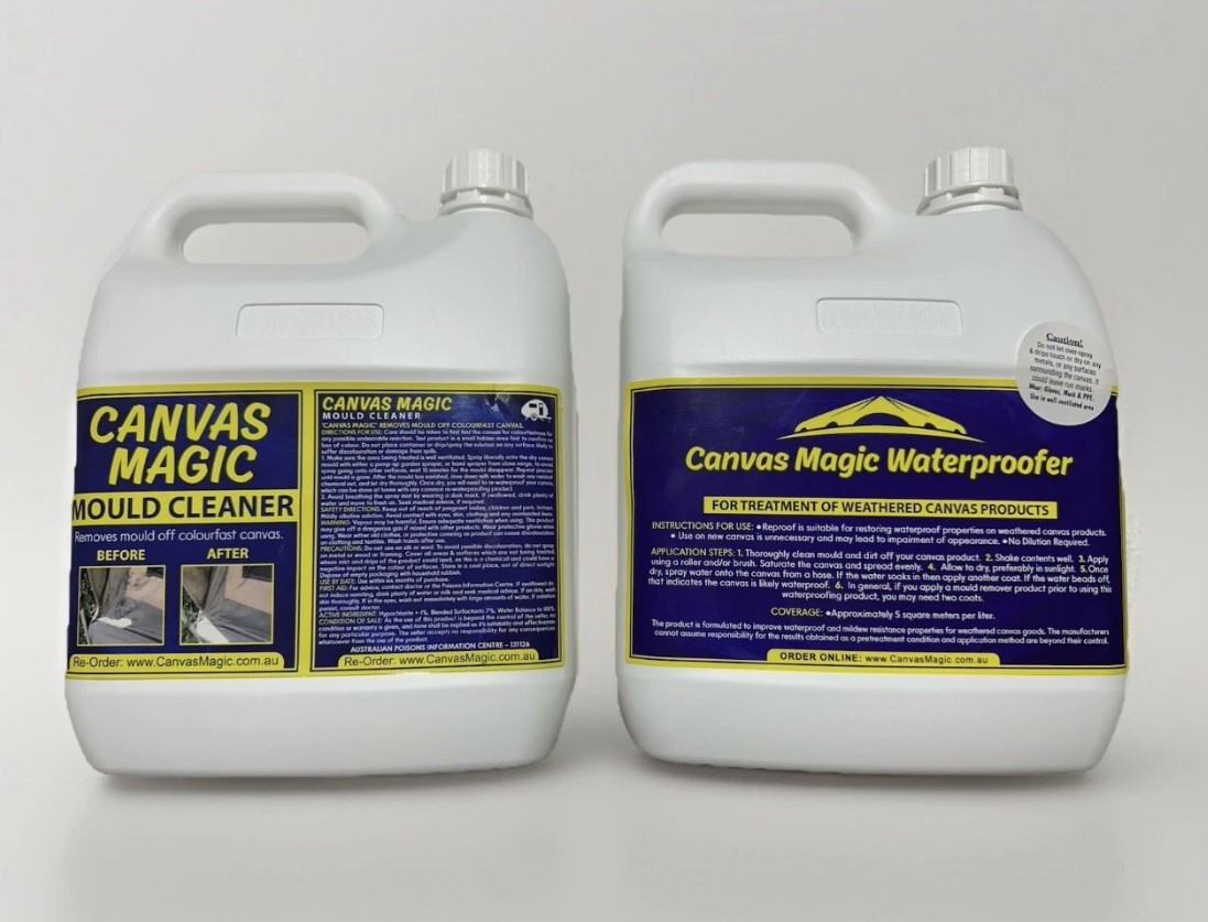 Package Deal (Canvas Mould Remover 10L + Waterpoofing 4L)