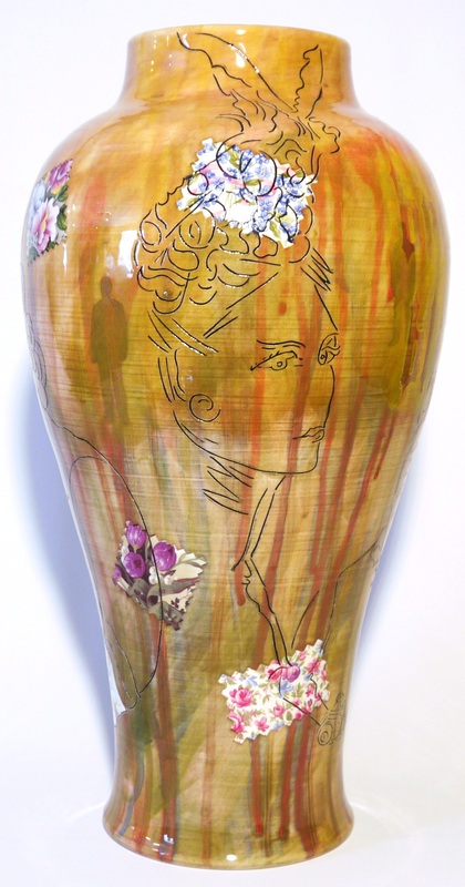 Elegant Large Ceramic Urn
