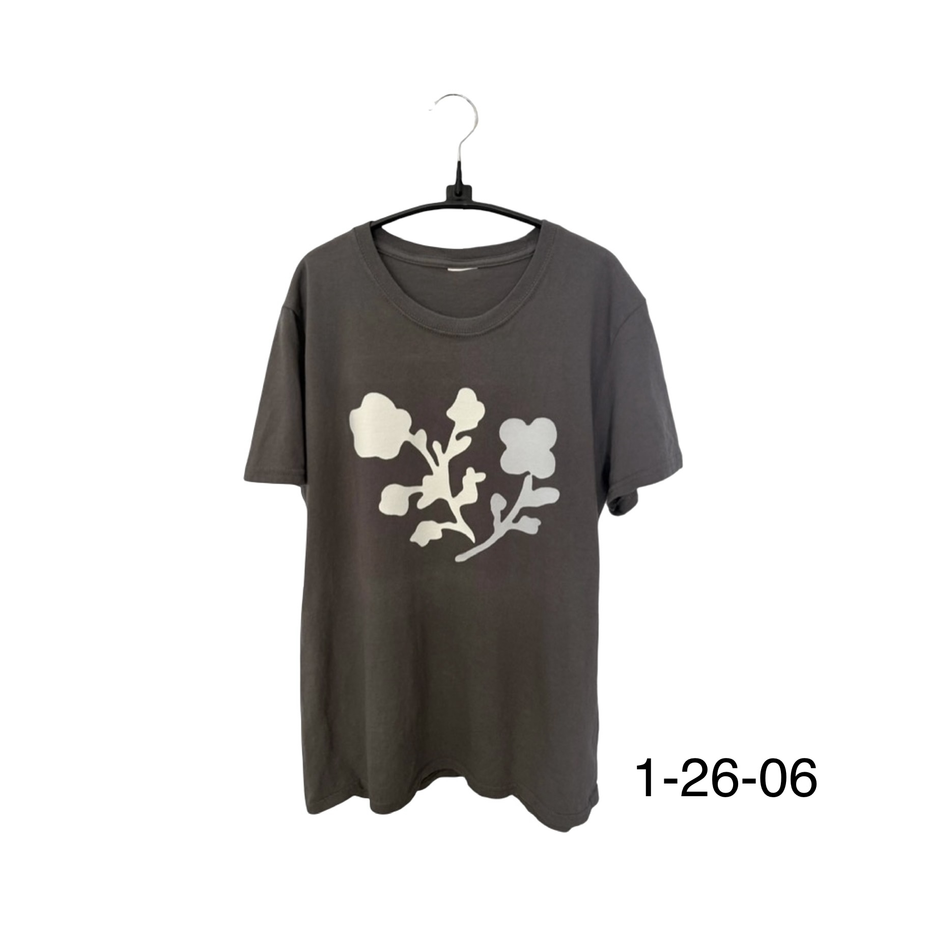 Dark Gray Cotton Short Sleeves 1-26-06