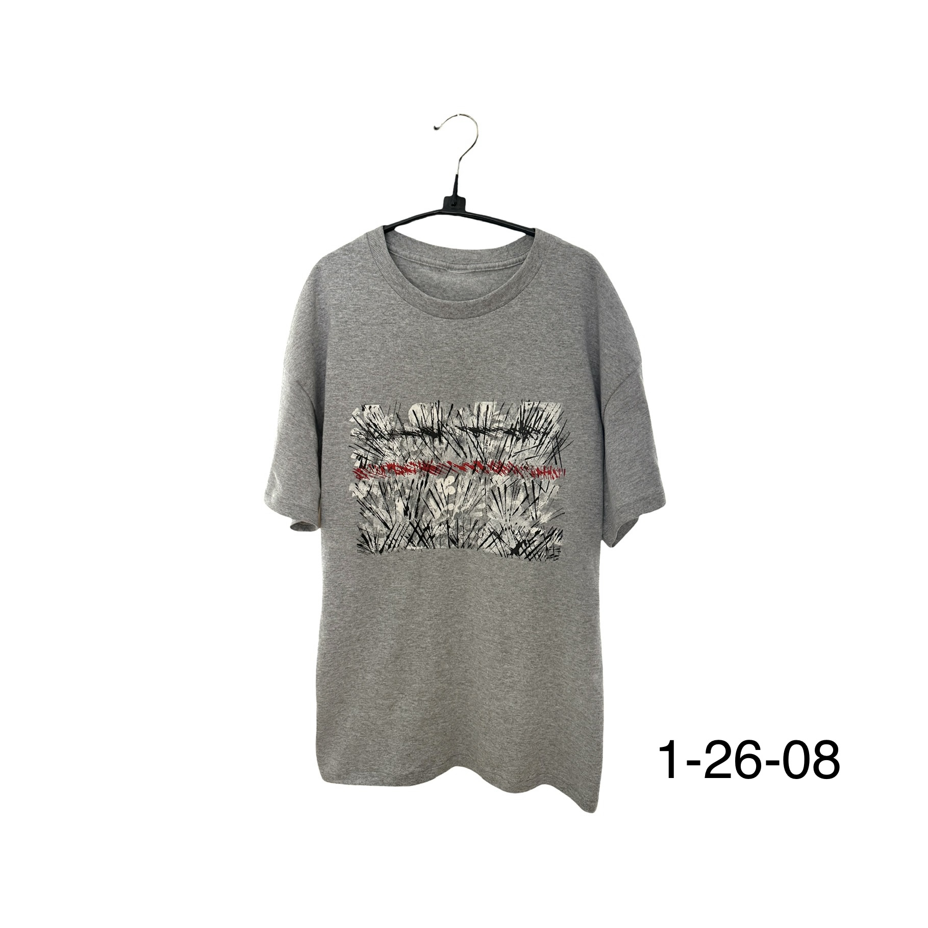 Gray Cotton Short Sleeves 1-26-08