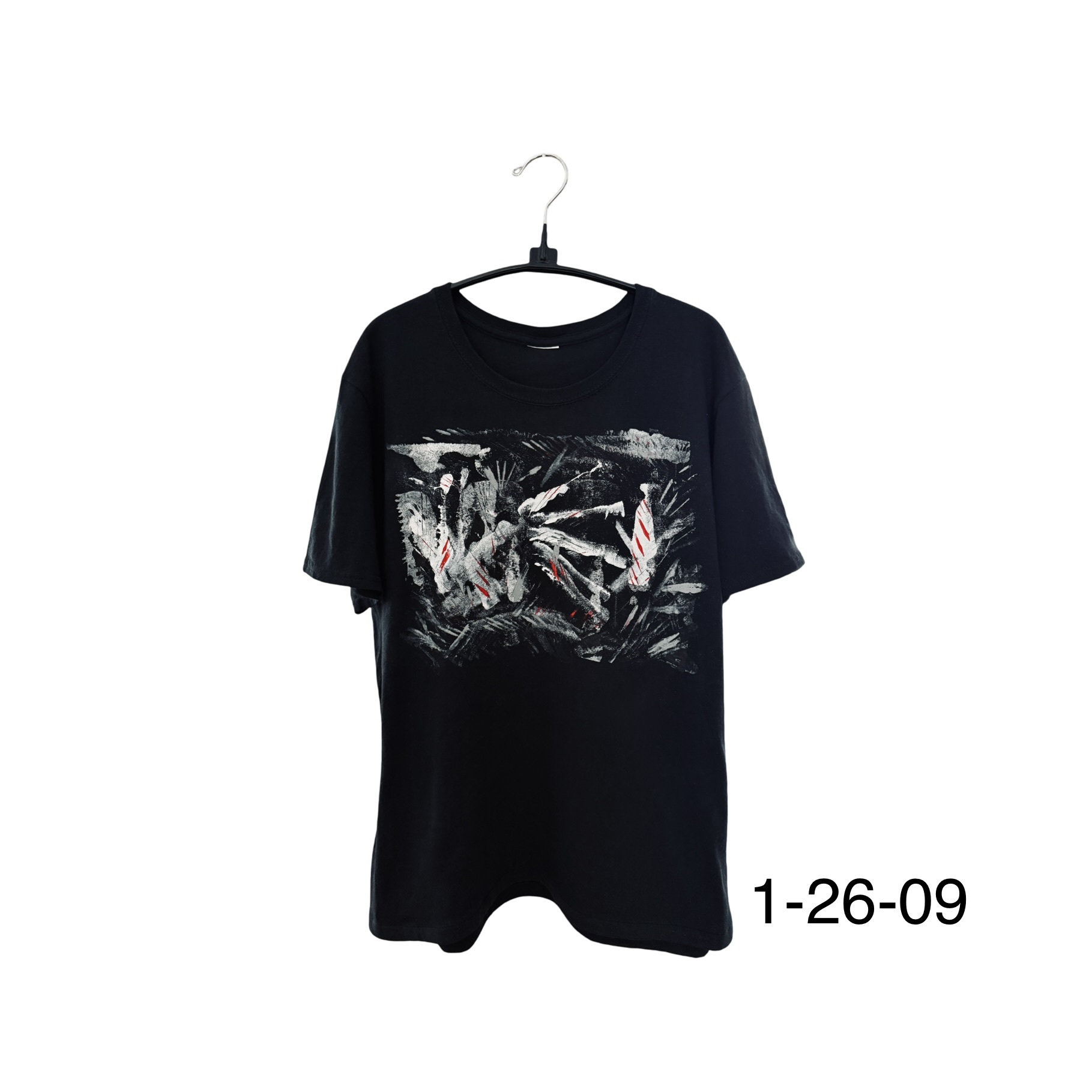 Gray Cotton Short Sleeves 1-26-09