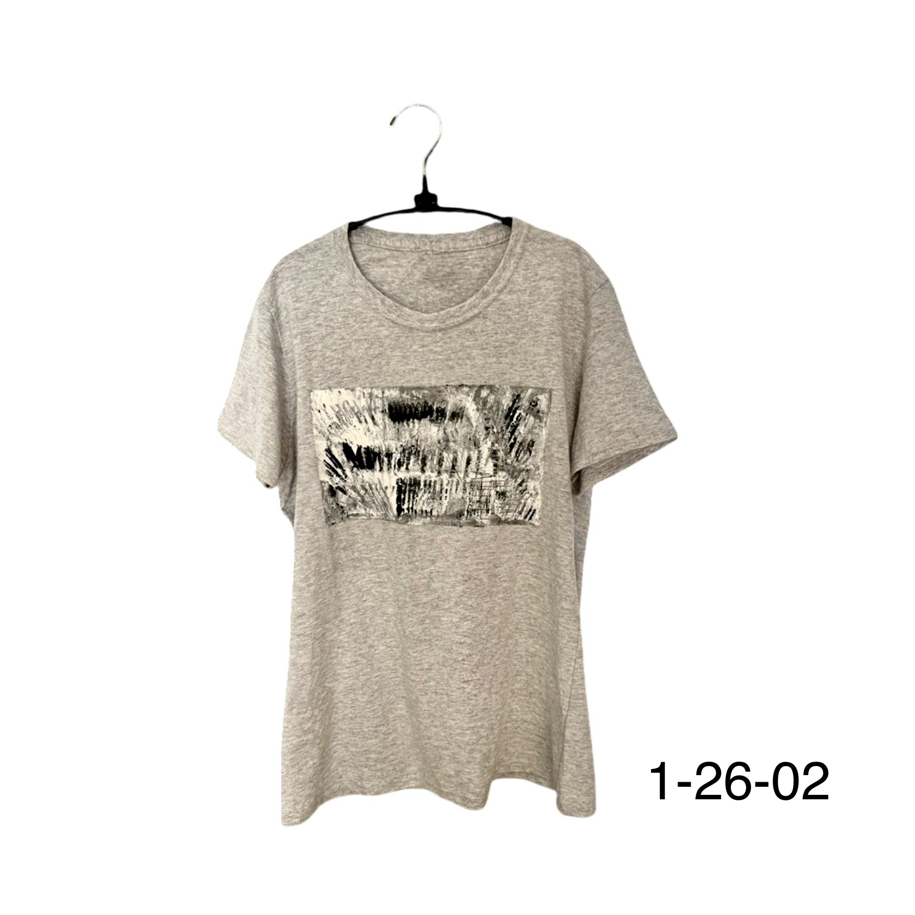 Gray Cotton Short Sleeves 1-26-02