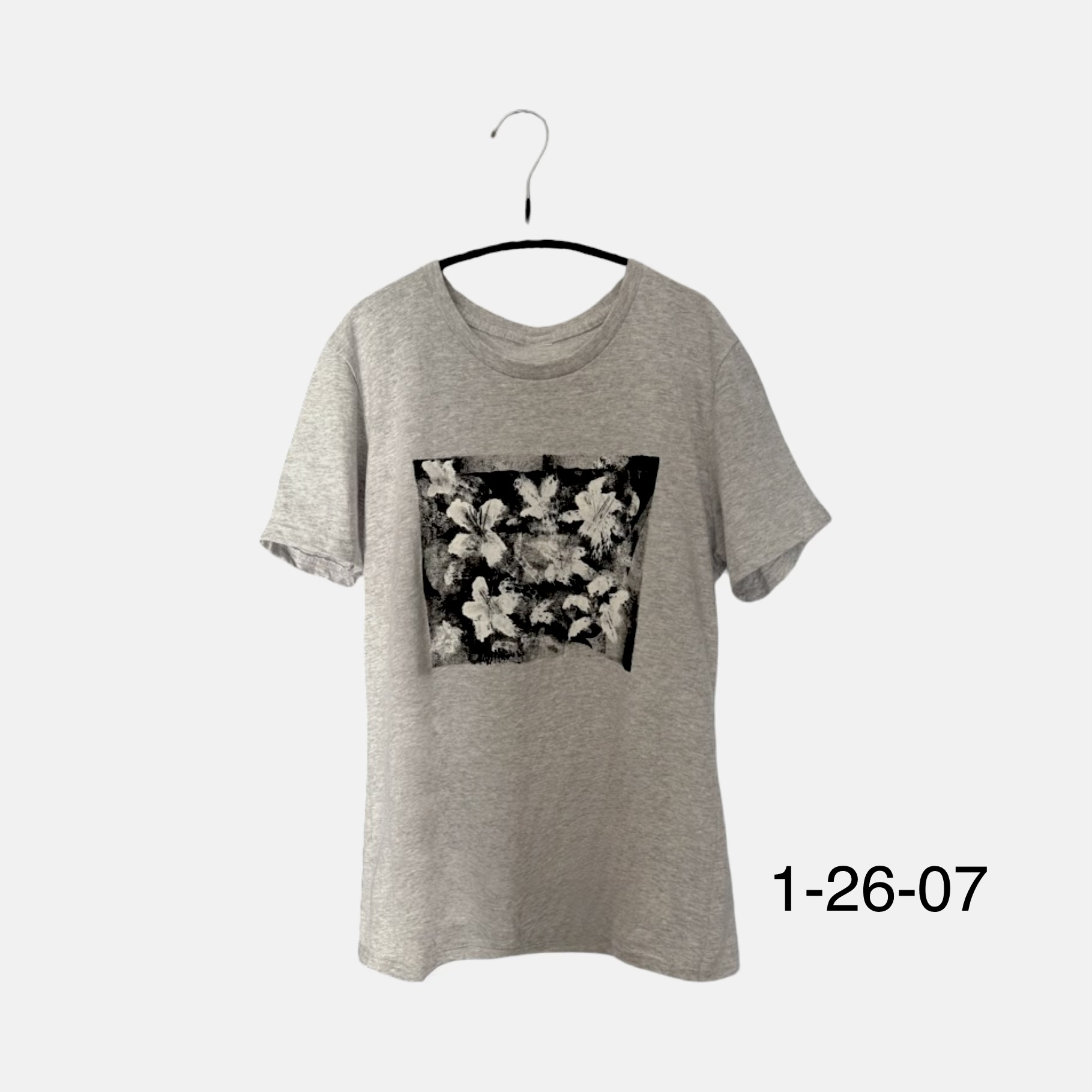 Gray Cotton Short Sleeves 1-26-07