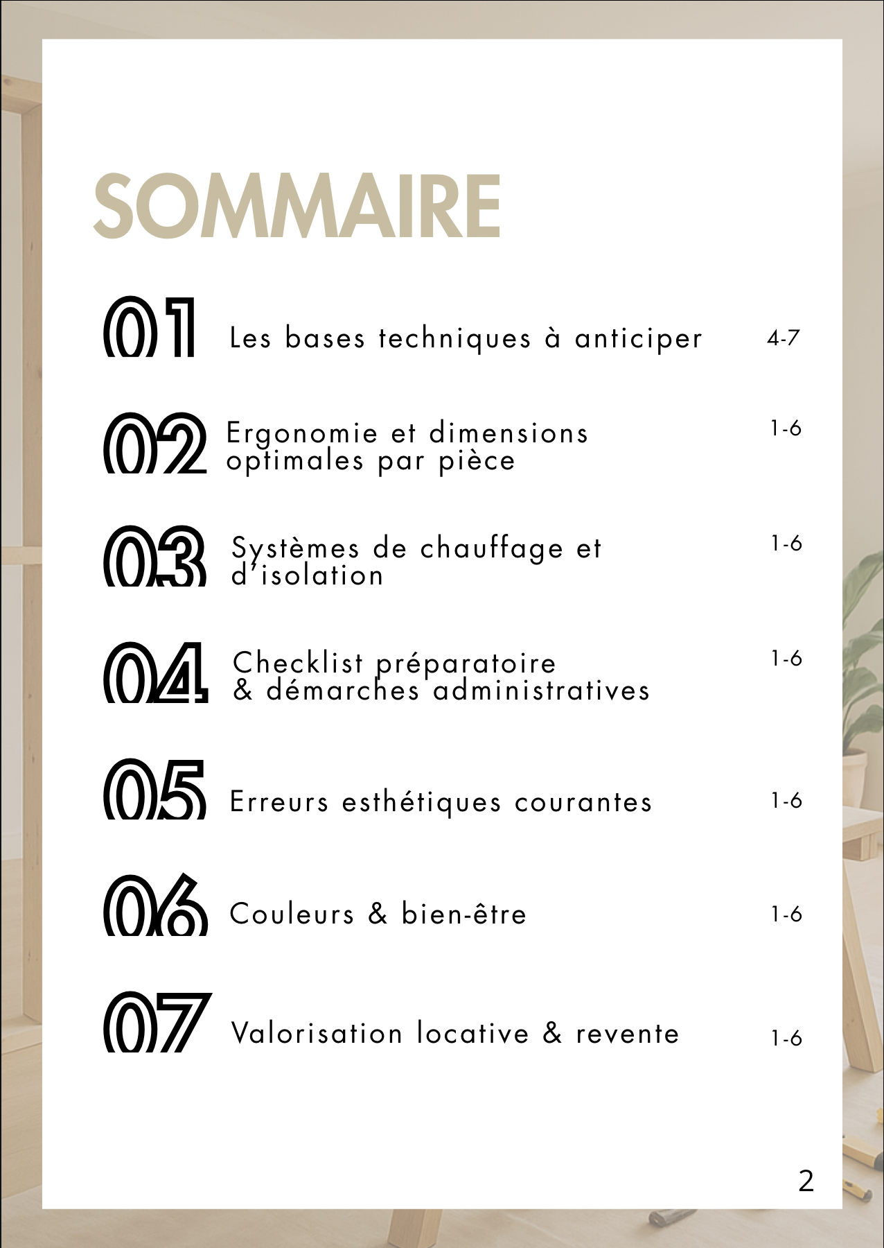 L'ART D'AGENCER POUR MIEUX VIVRE