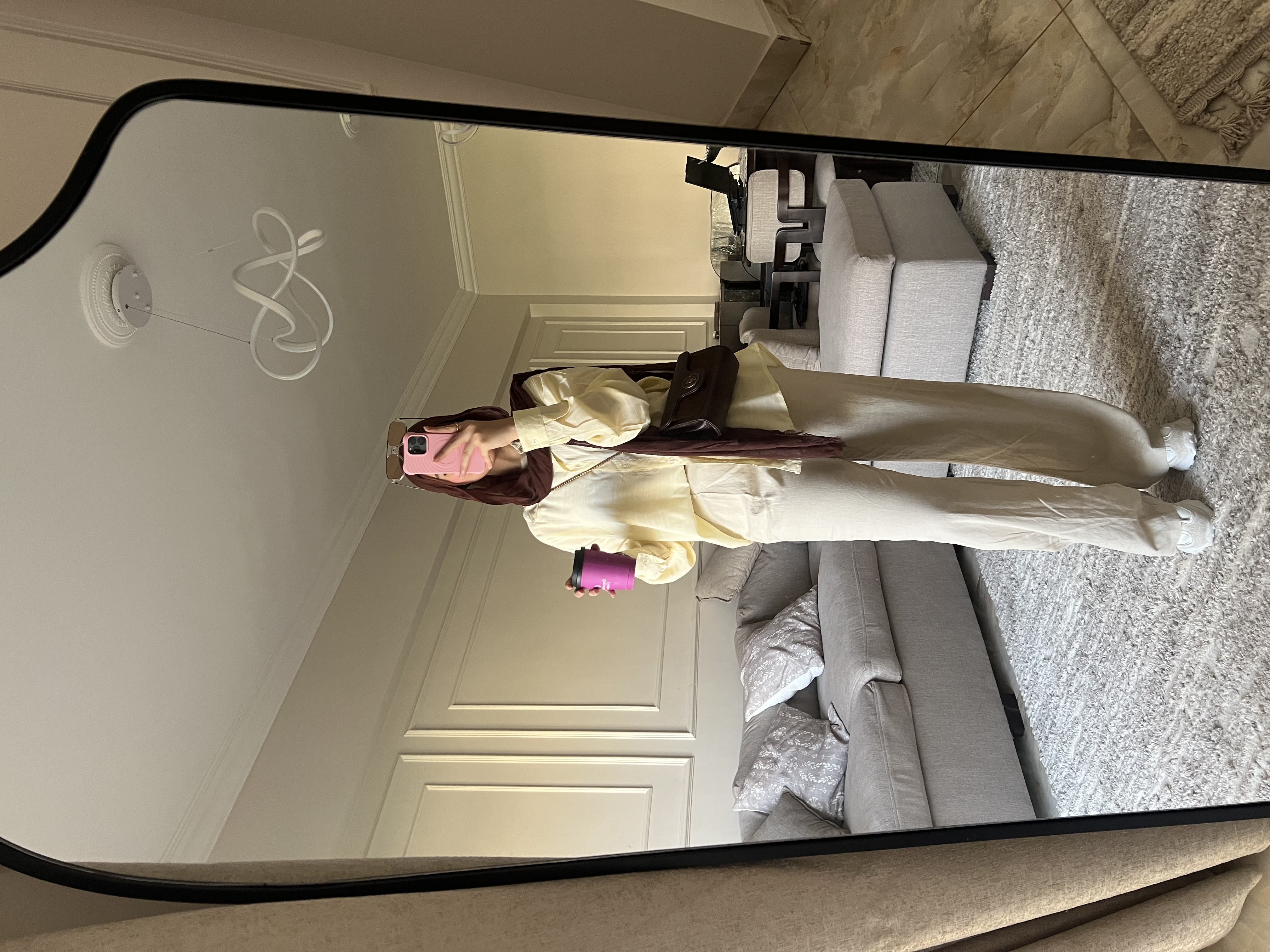 Butteryellow linen shirt