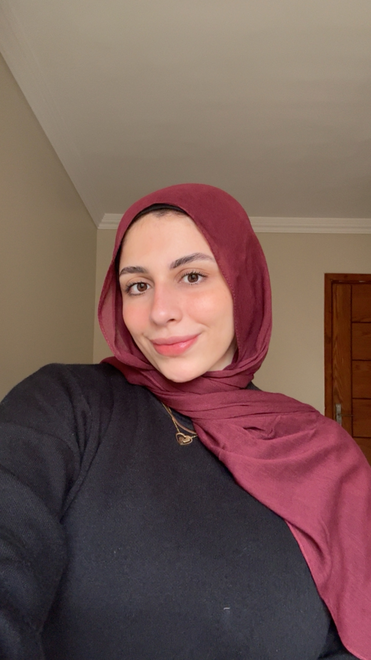 Maroon crinkle linen