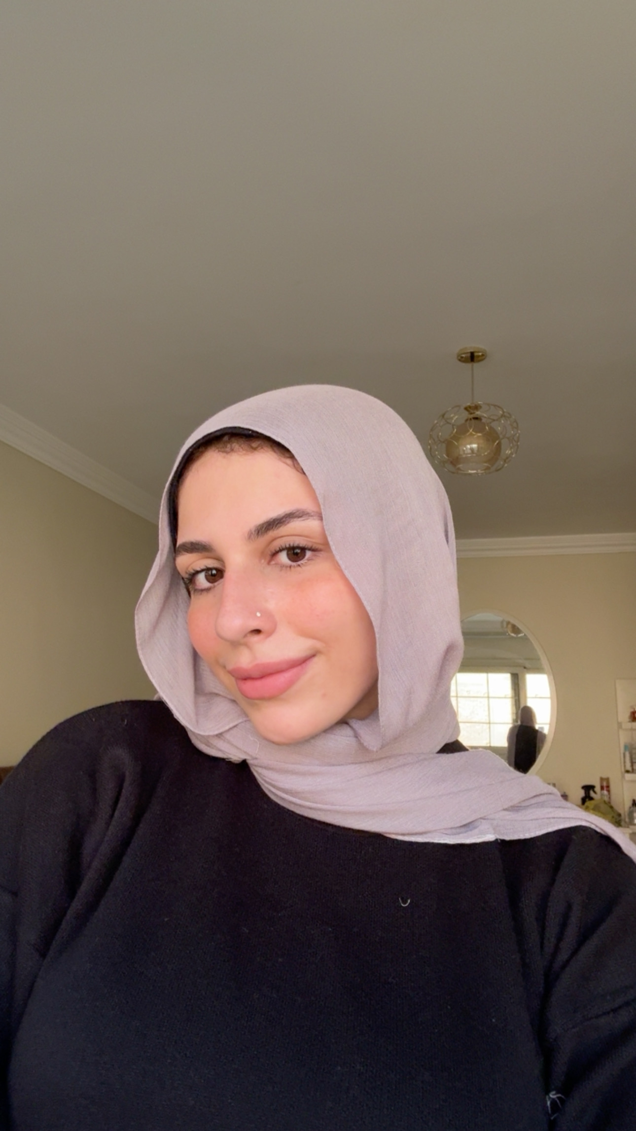 Greige Crinkle linen