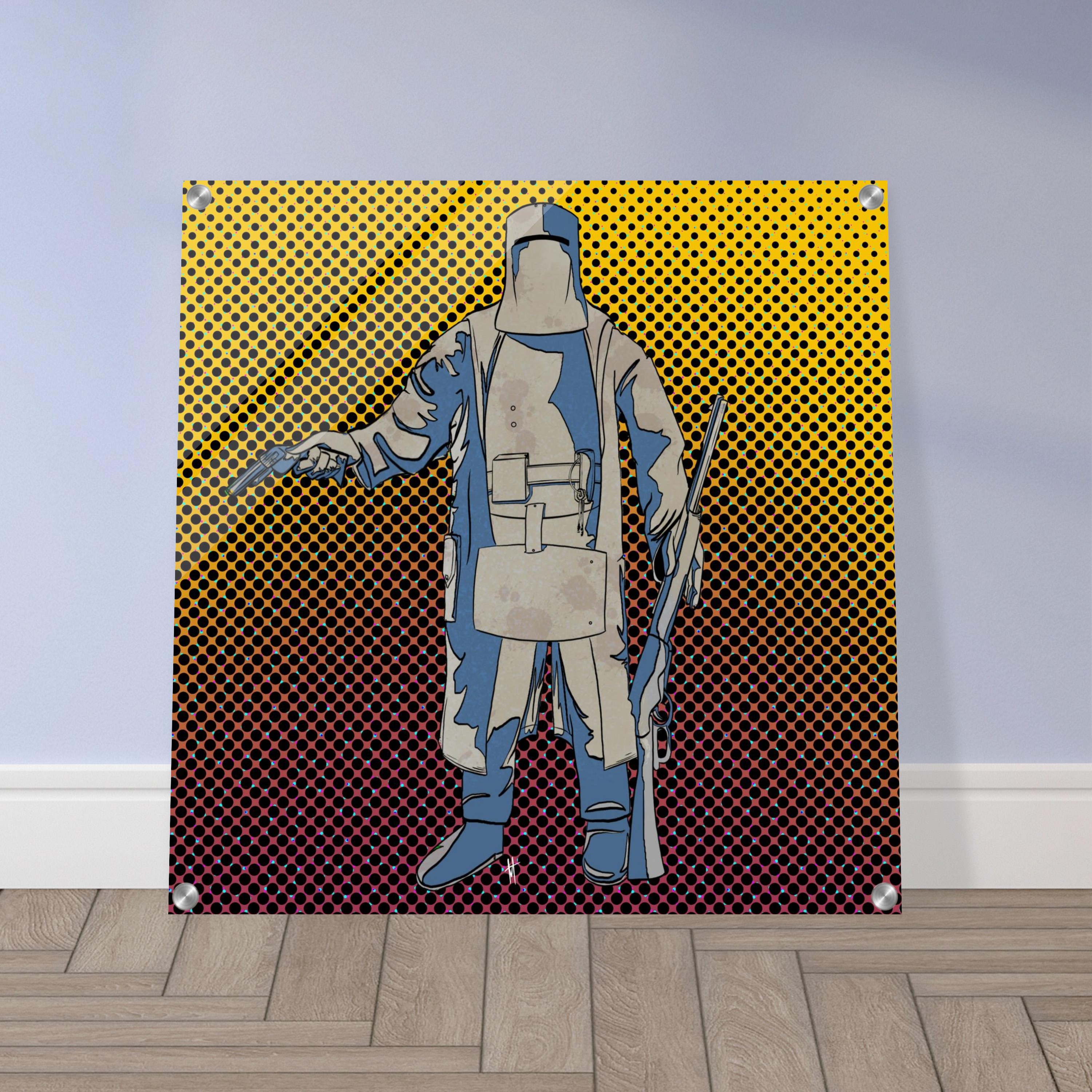 Ned Kelly Acrylic Print - 60x60cm