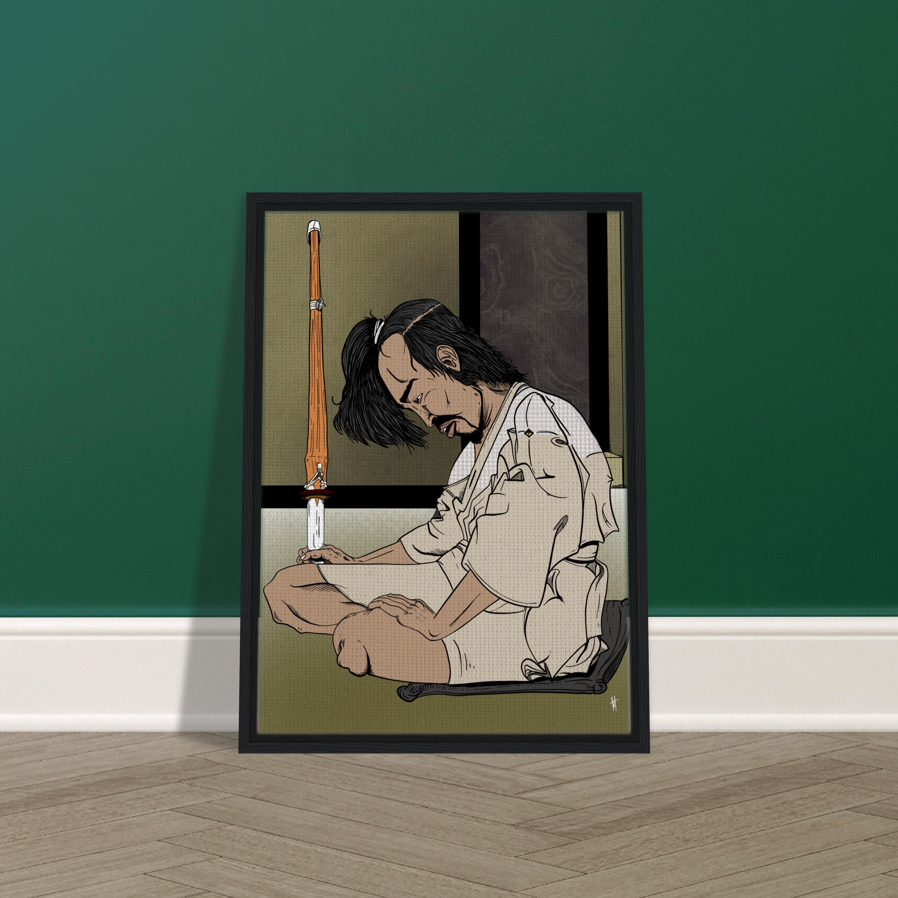 Nasubi - Framed Canvas - Large