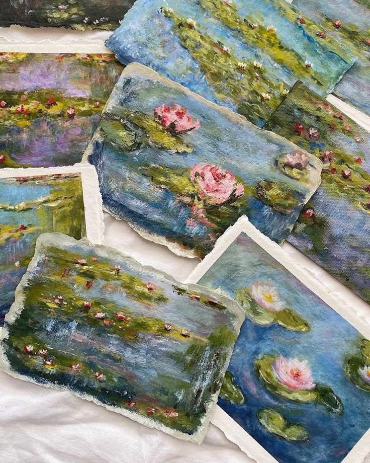 Dessin aux pastels - Claude Monet