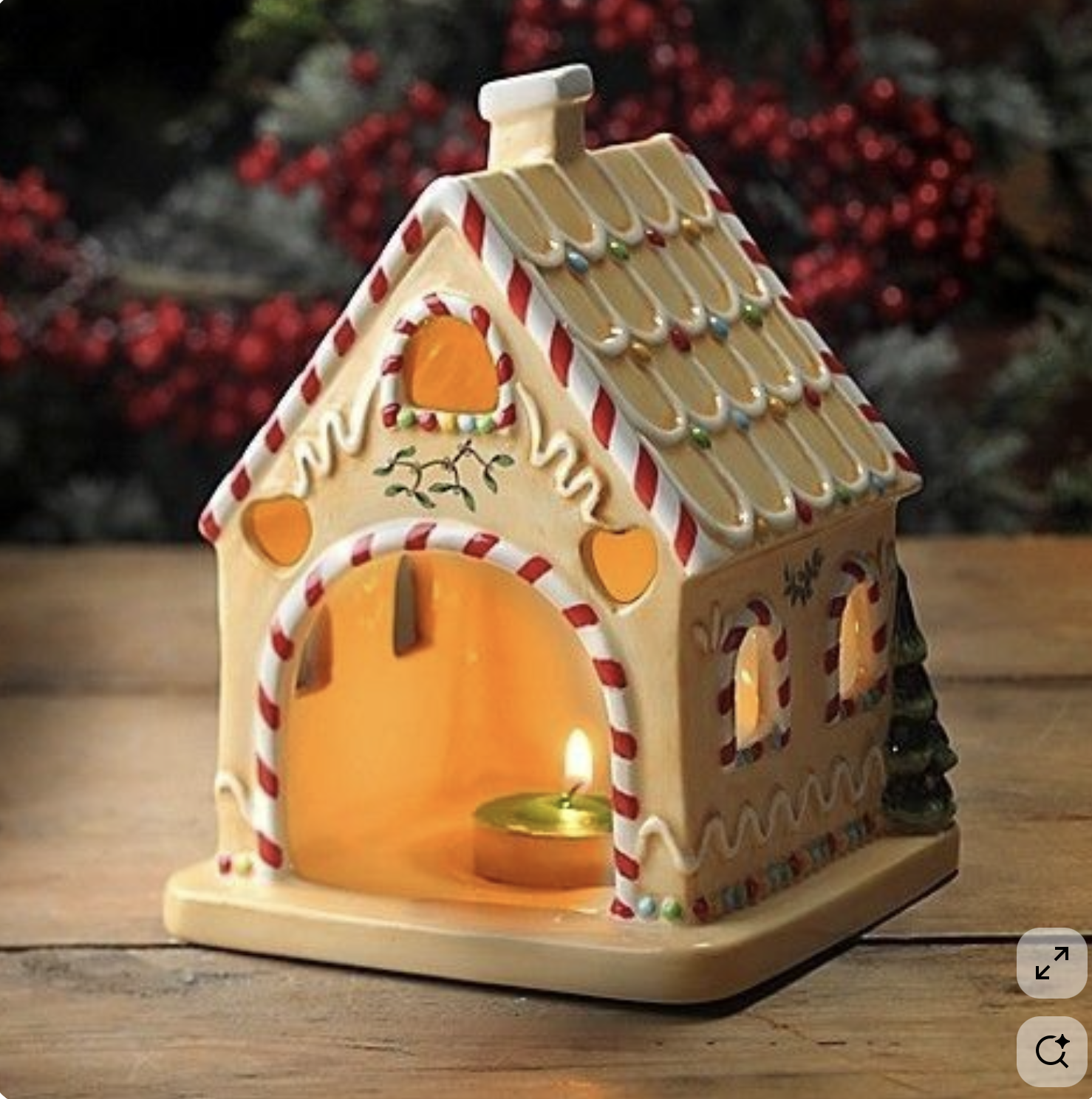 Créez un photophore gingerbread house