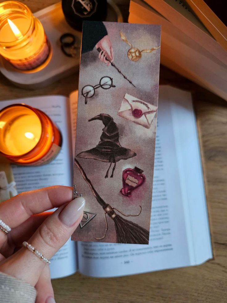 Marque-pages à l'aquarelle - Harry Potter