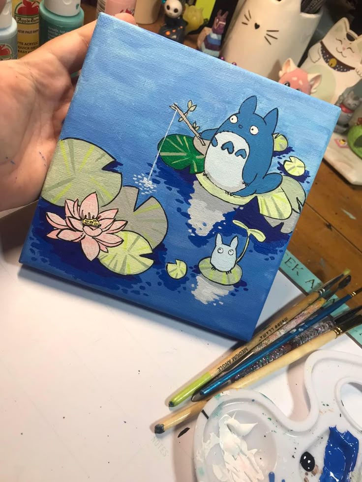 Peinture à l'acrylique - Ghibli