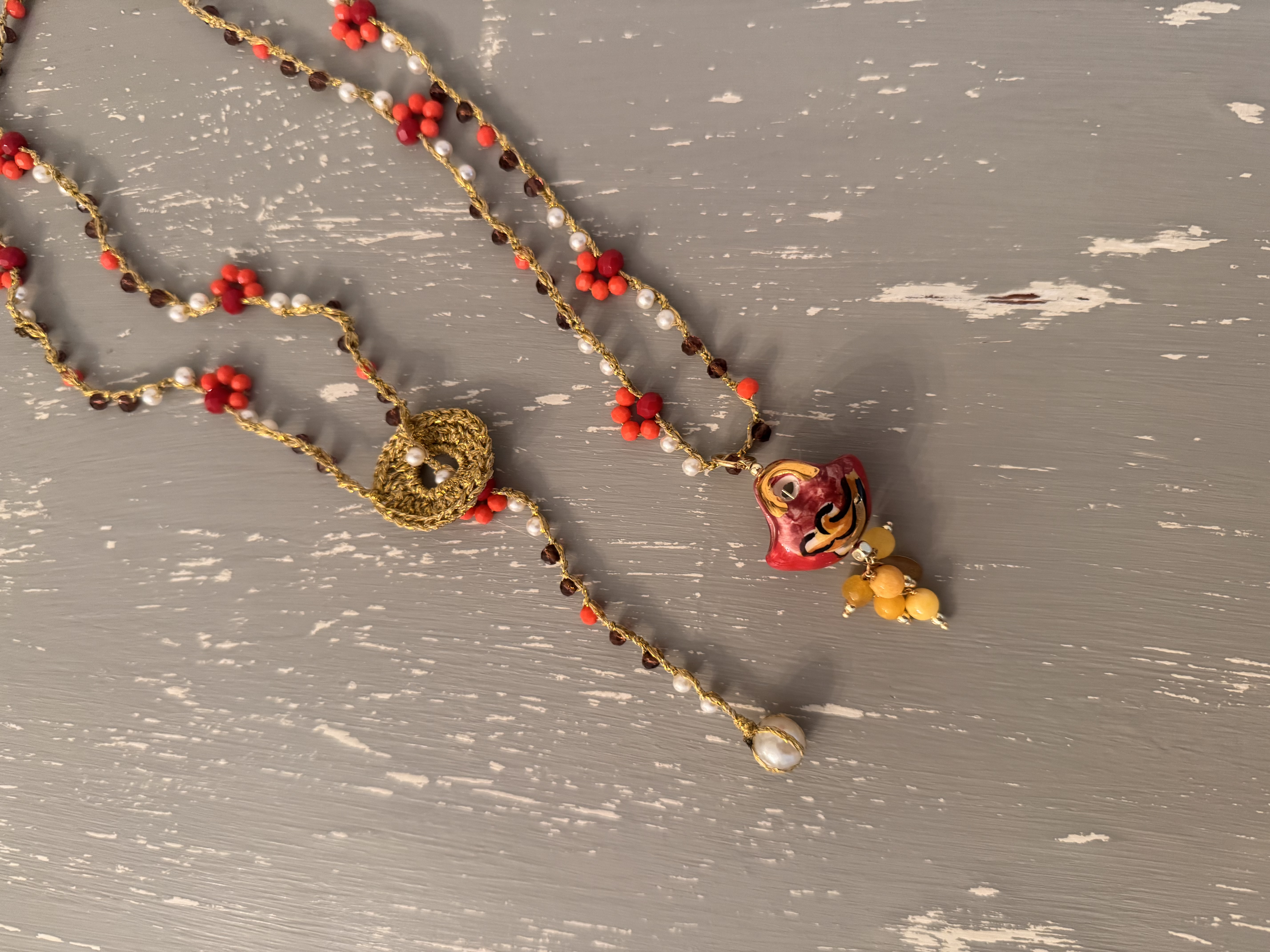 Collar Sicily - Cesta Rosa