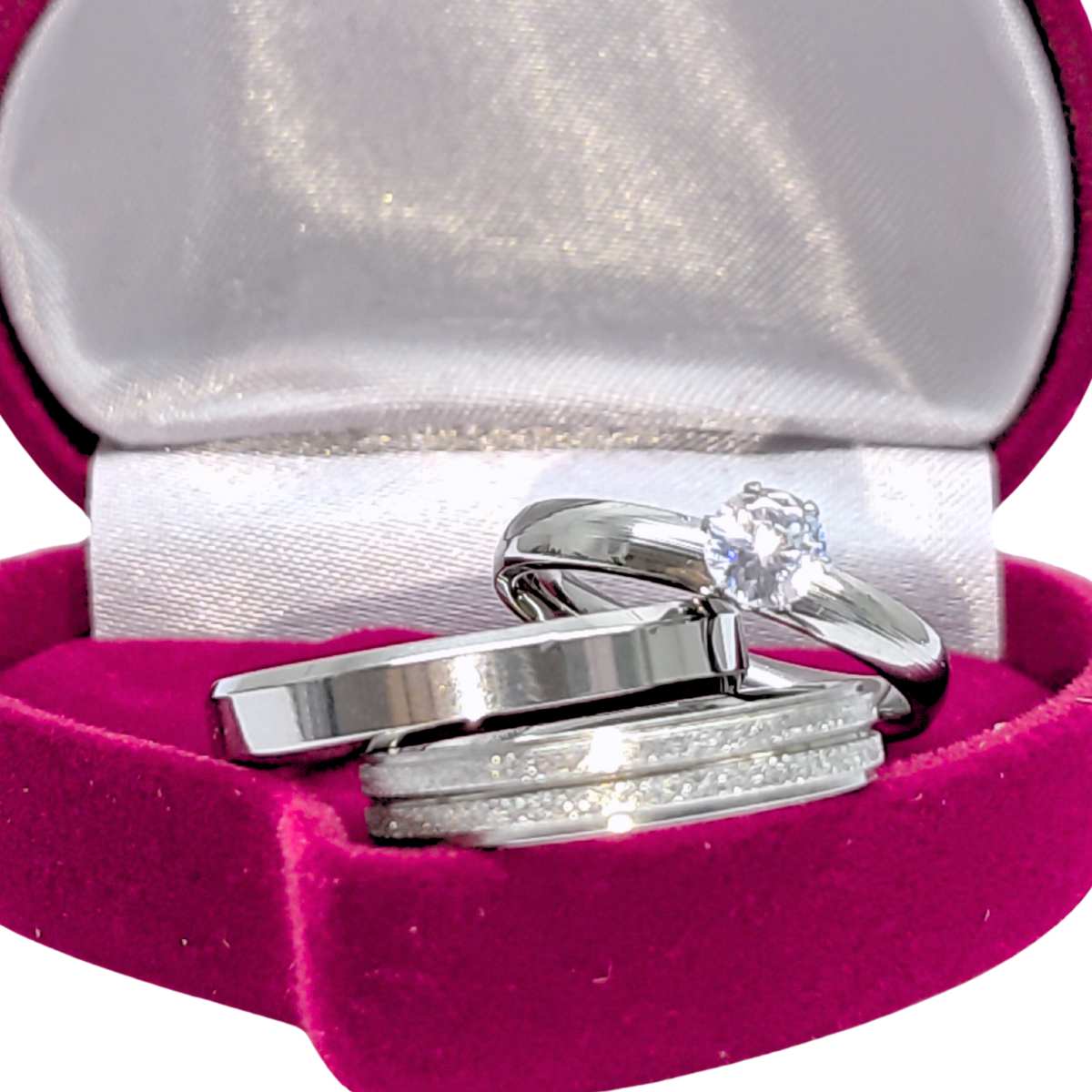 Par Alianças Namoro Prata 4mm Solitário Gravação Nomes Datas.