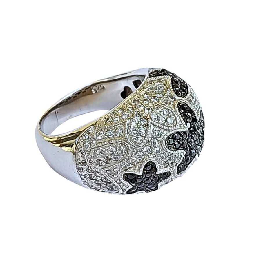 Anel de Prata com Zircônias