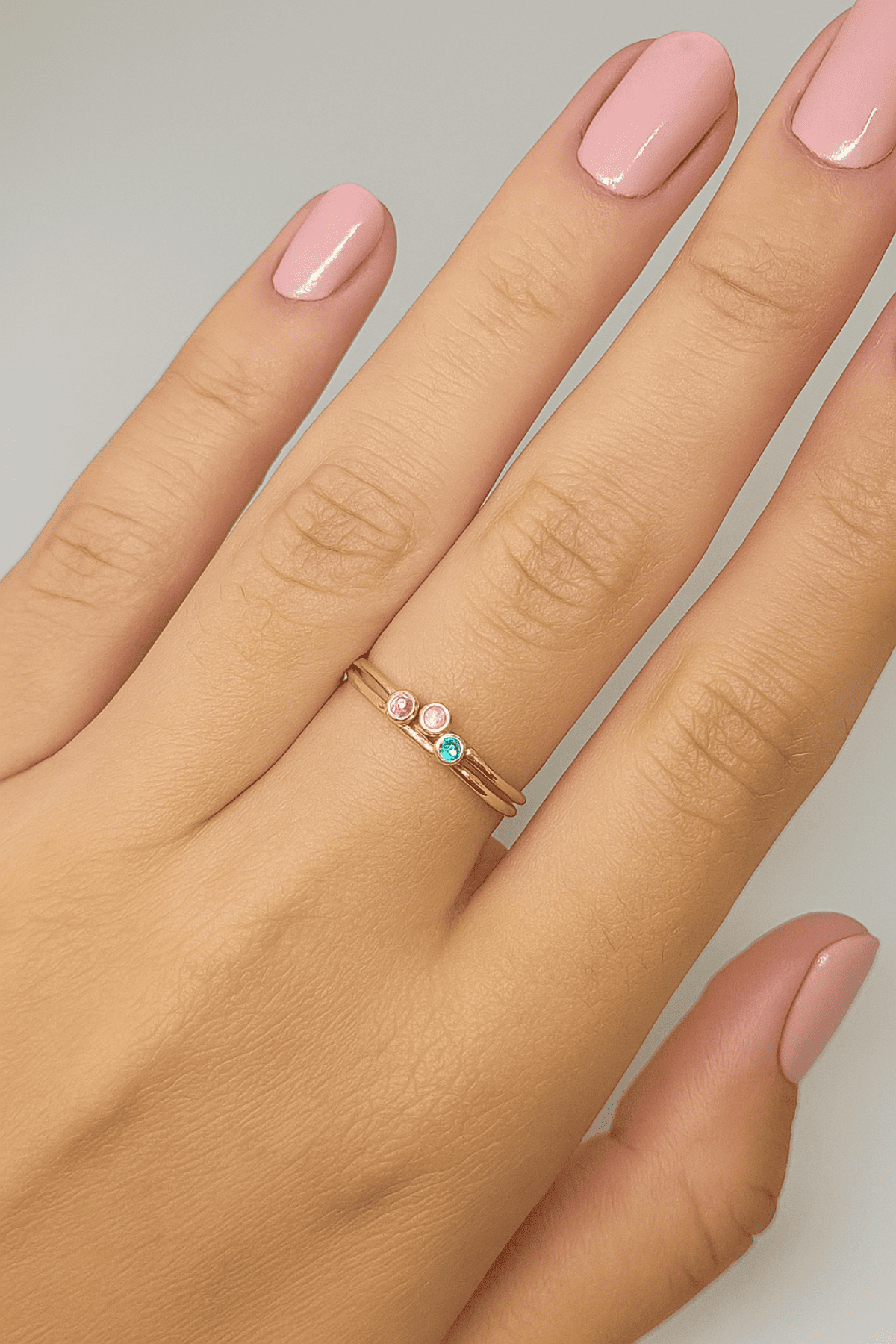 Kit, Anéis em Aço com banho de Ouro 18K