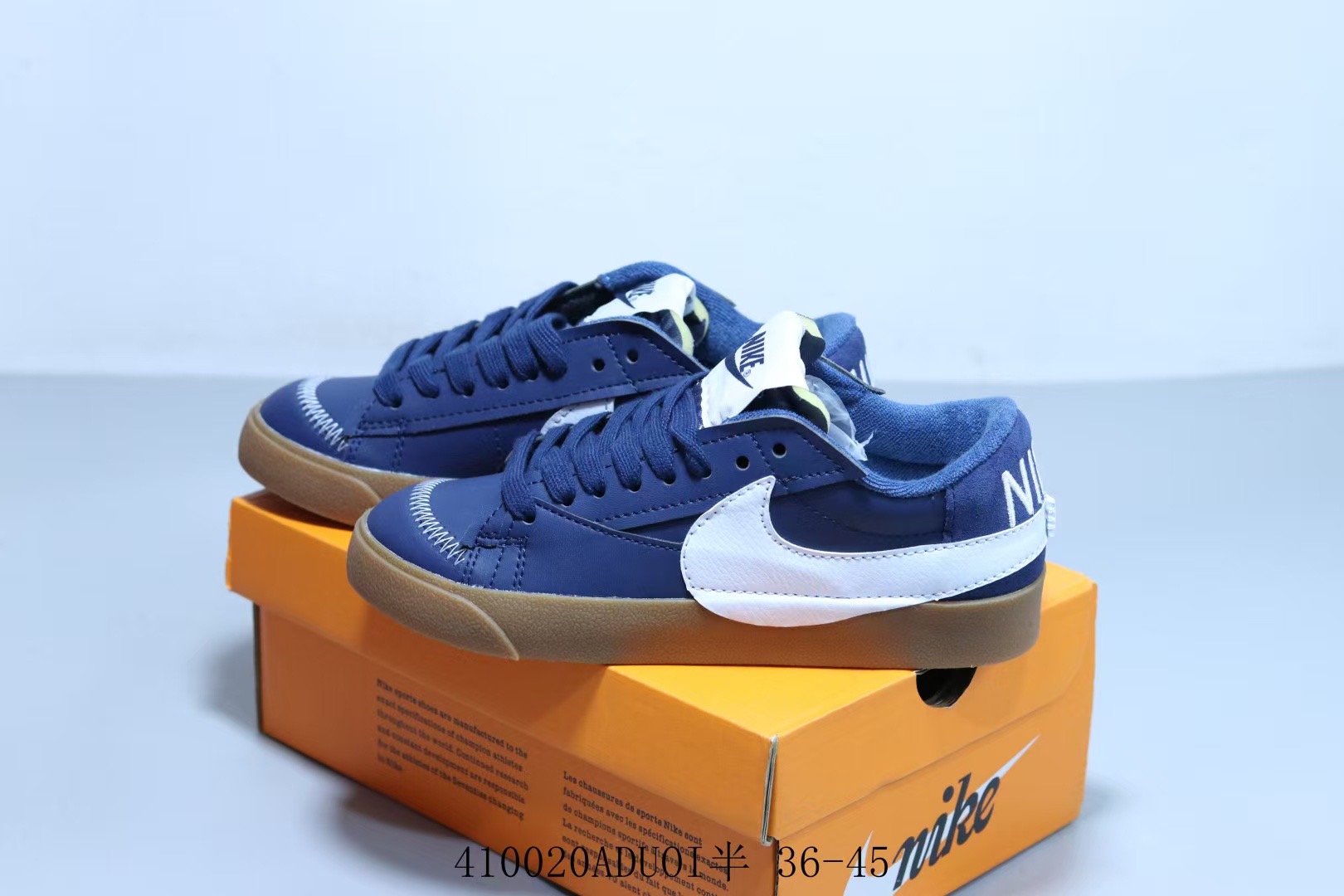 Blazer Low '77 JUMBO 'MIDNIGHT NAVY GUM'