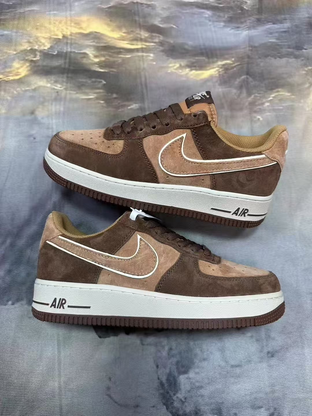 Nike Air Force 1 - Brown n Tan