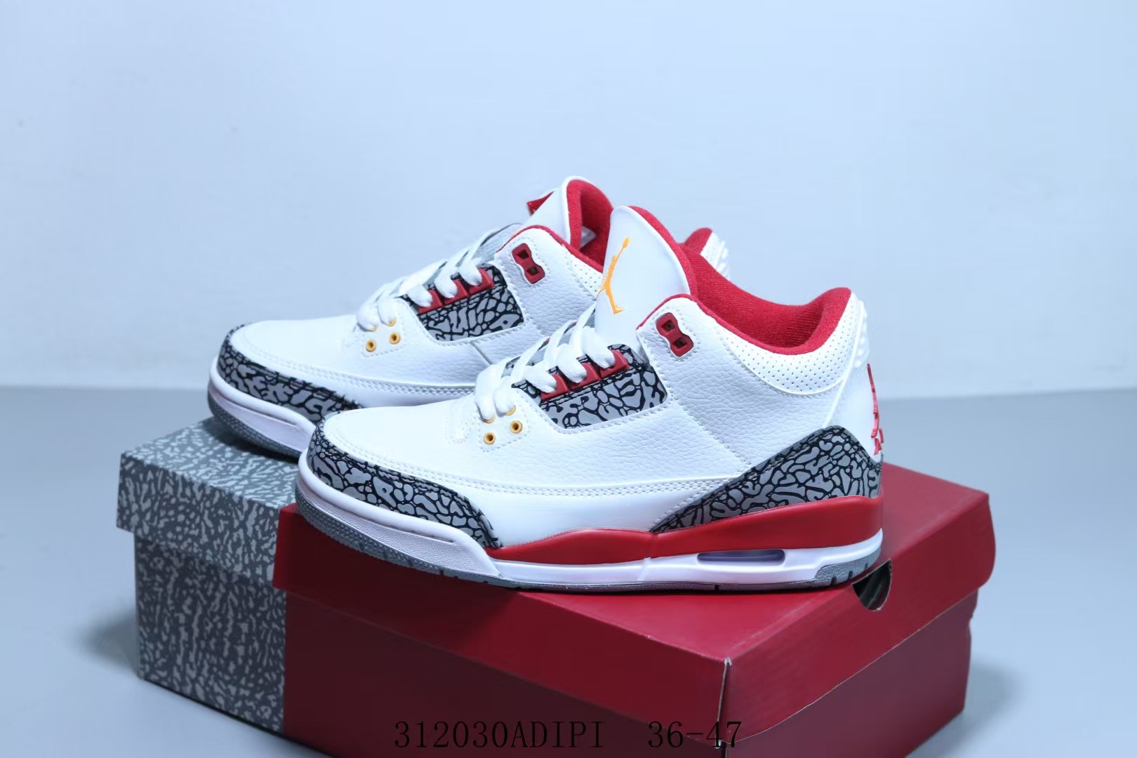 Jordan 3 Retro GS 'Cardinal Red'