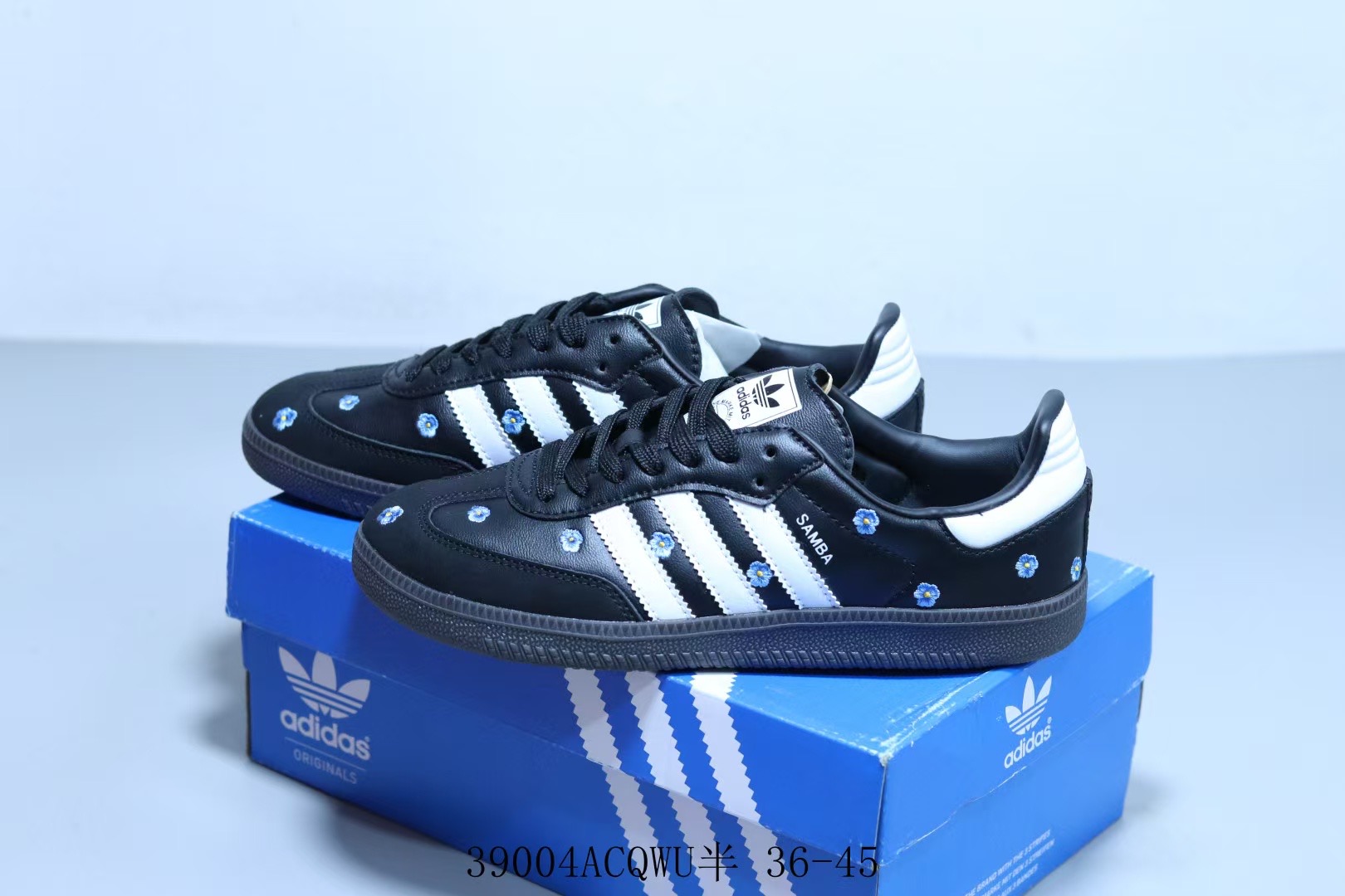  Wmns Samba OG 'Black Floral Embroidery' 