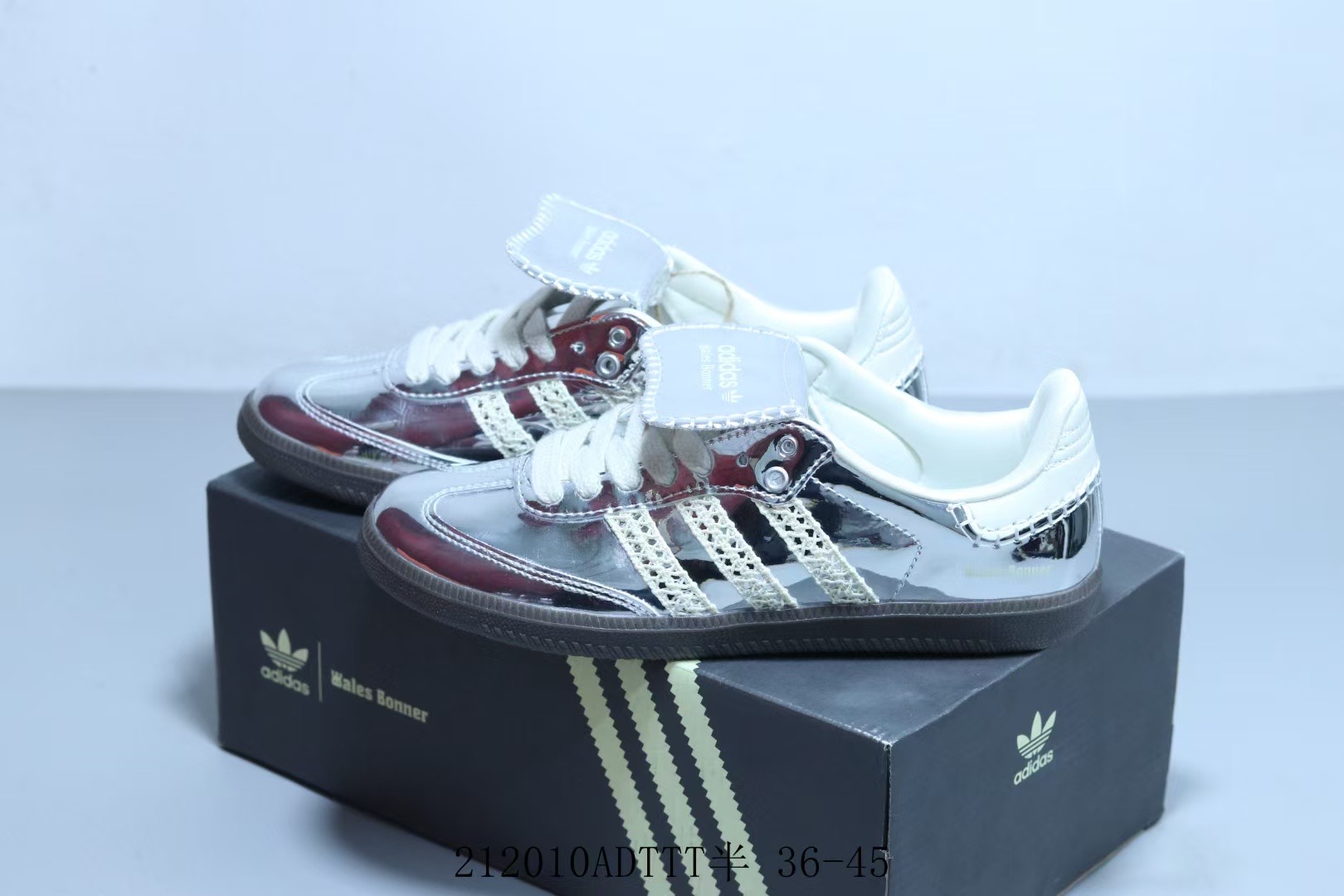 Adidas Wales Bonner x Samba 'Silver Metallic' Sample 