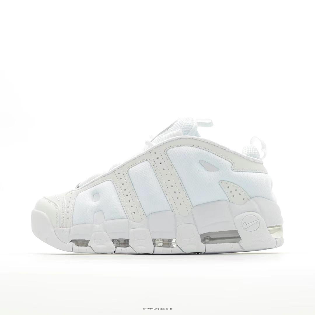Air More Uptempo Low White/ White