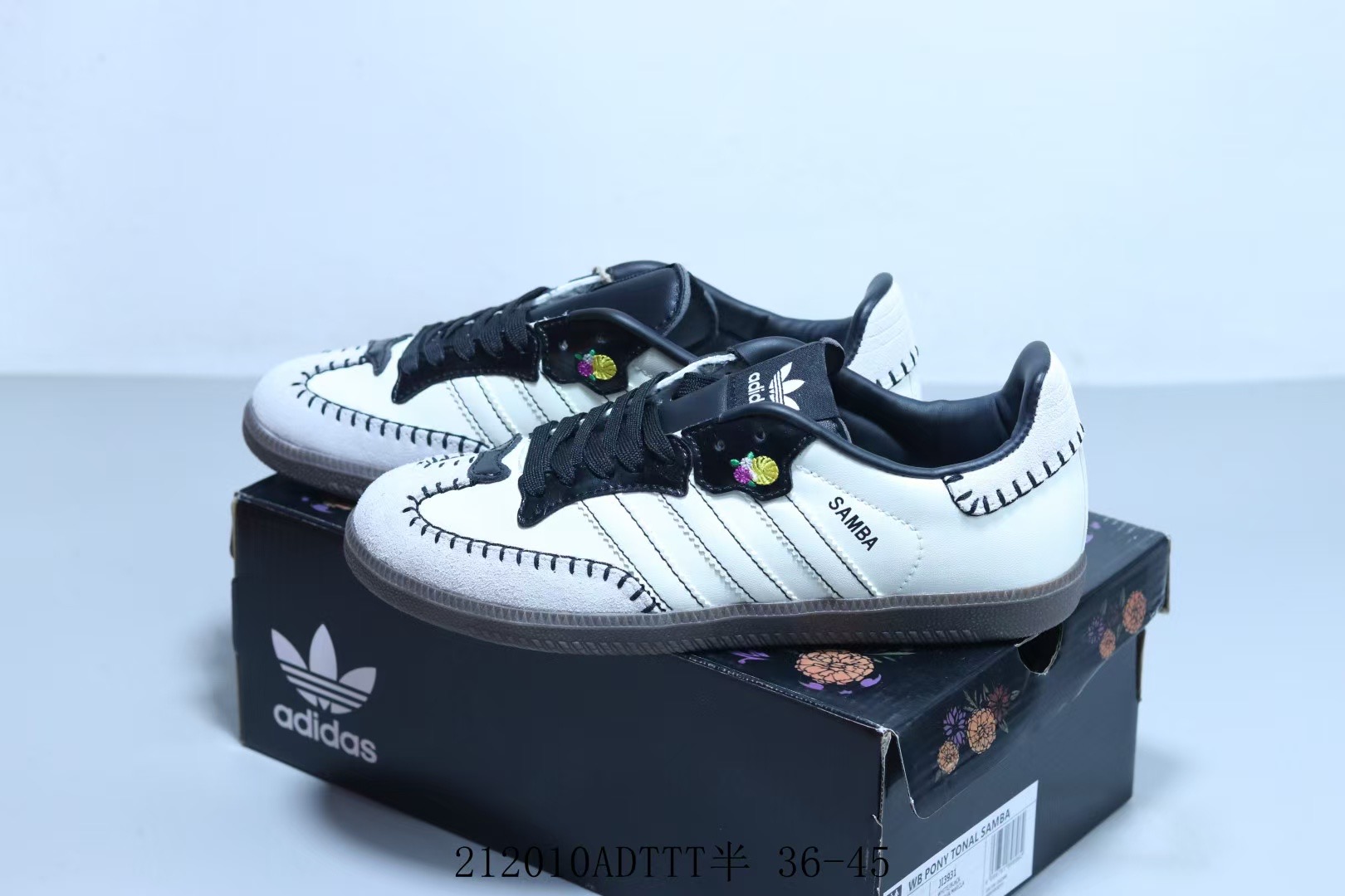 Adidas Samba OG 'Dia de Los Muertos' white
