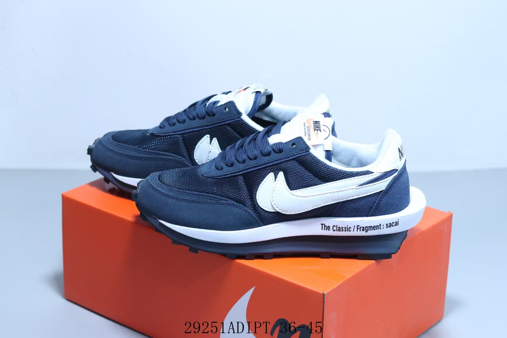 Fragment Design x Sacai x LDV Waffle 'Blackened Blue'