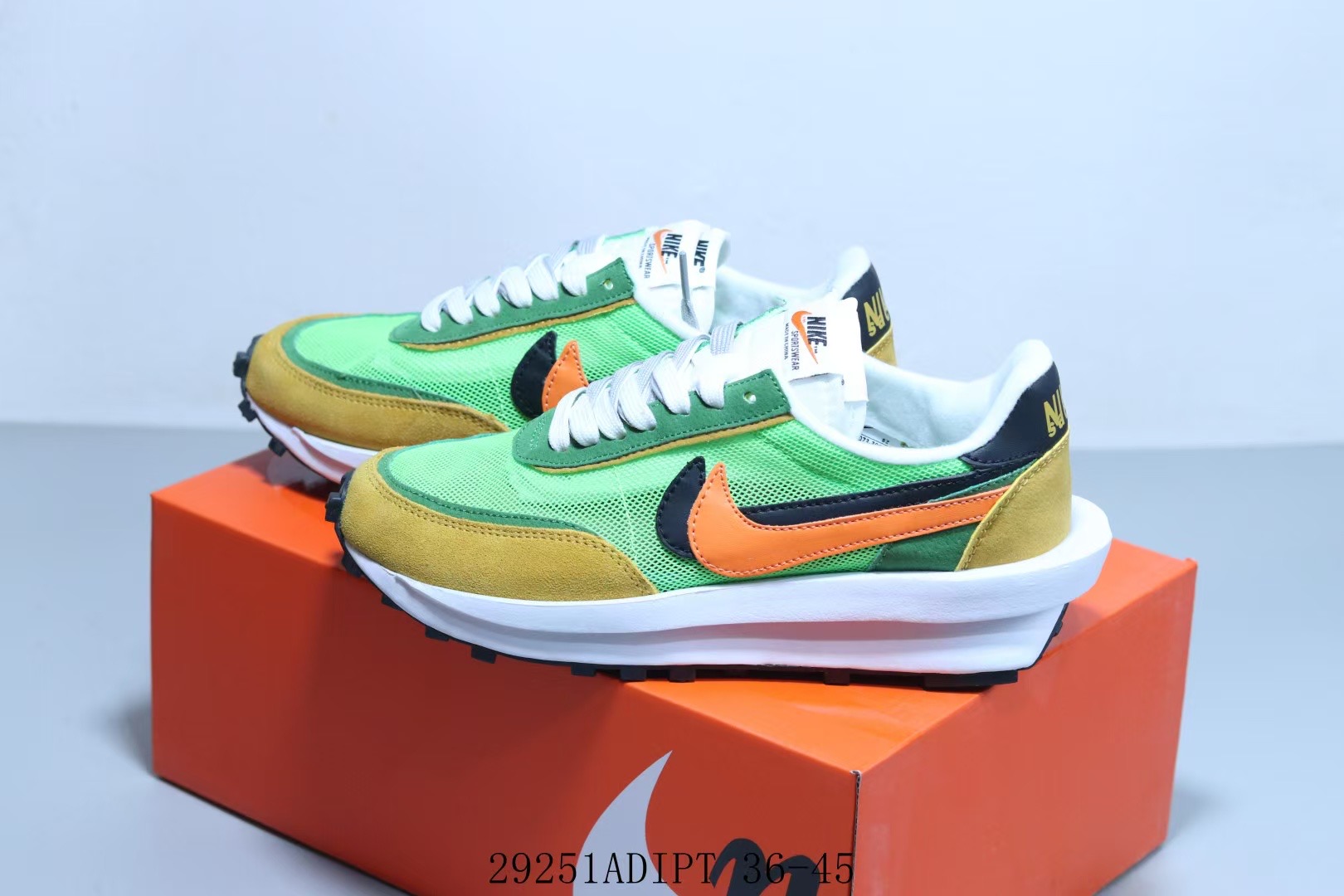 sacai x LDWaffle 'Green Gusto' 