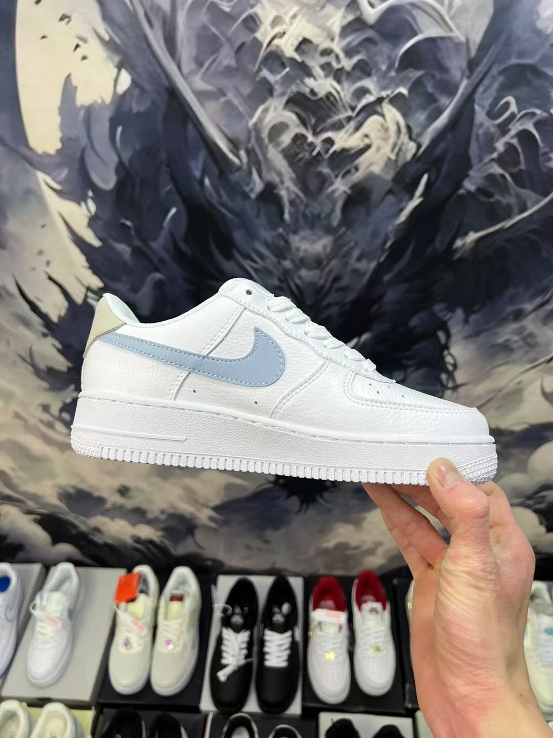 Wmns Air Force 1 Low 'White Light Armory Blue'