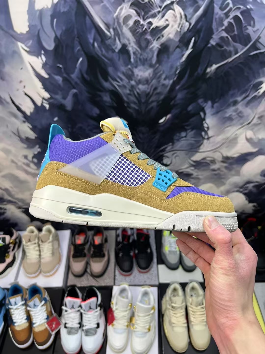 Jordan 4 Retro SP 30th anniversary Union Desert Moss