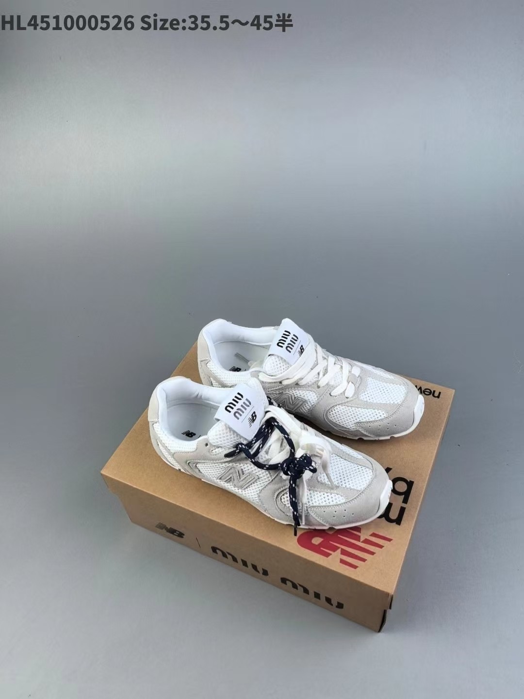 Miu Miu x New Balance 530 SL White 