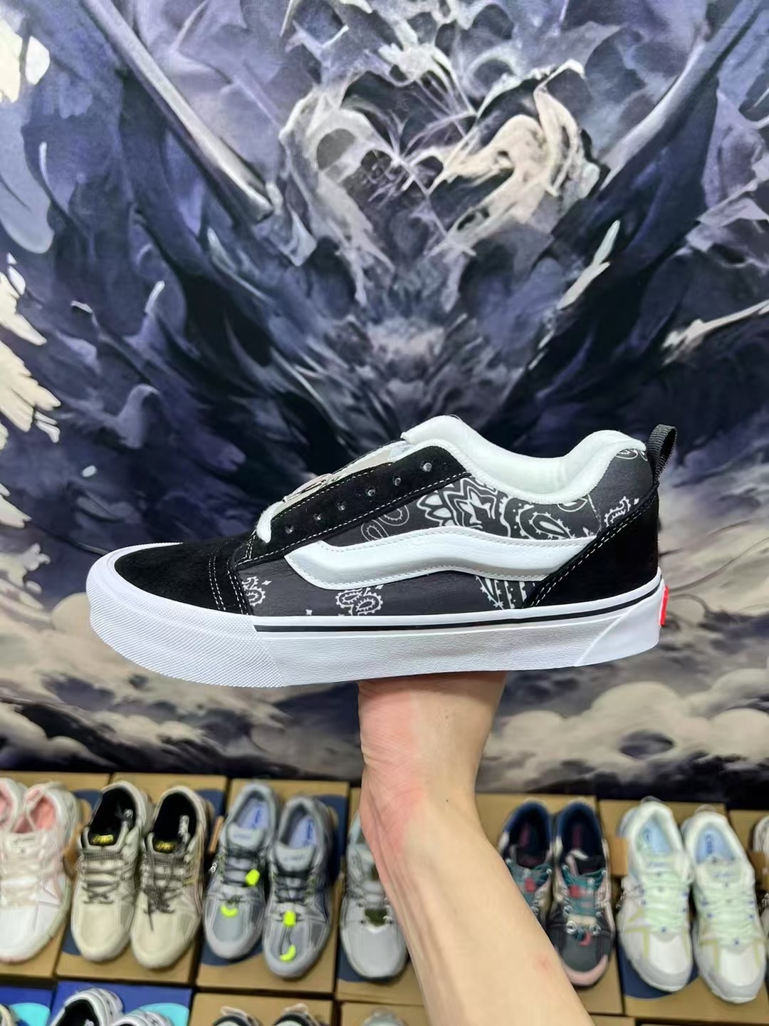 Vans Vault x Bedwin & The Heartbreakers Knu Skool 'Bandana Black'