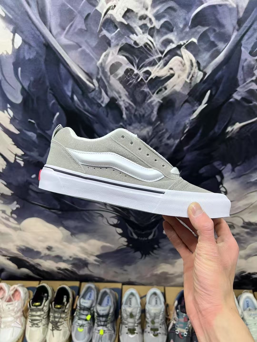 Vans Knu Skool Suede - Light Grey