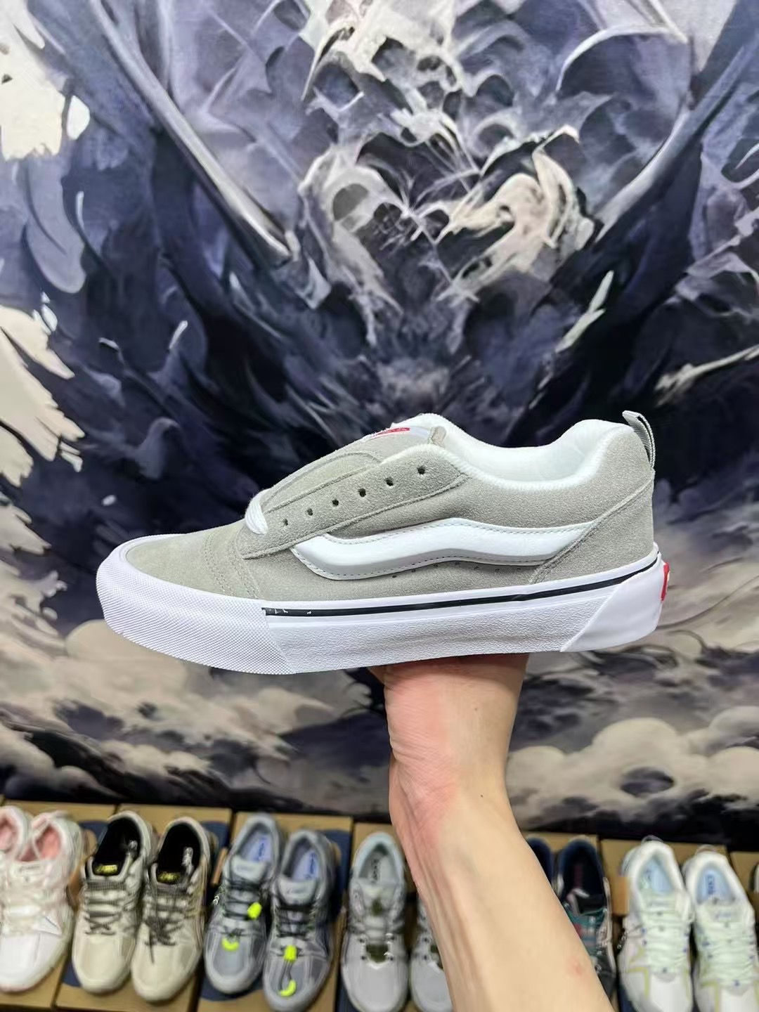 Vans Knu Skool Suede - Light Grey